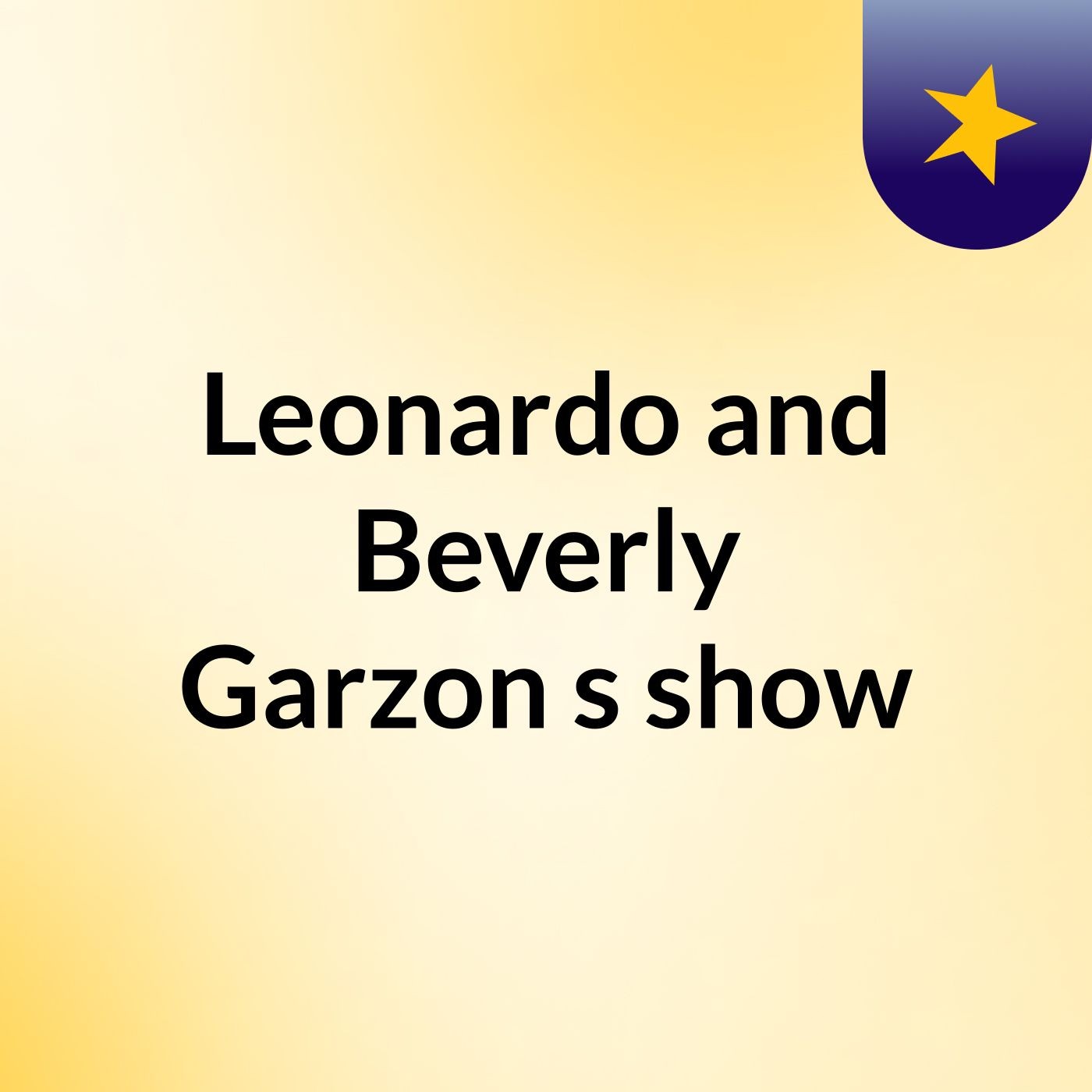 Leonardo and Beverly Garzon's show