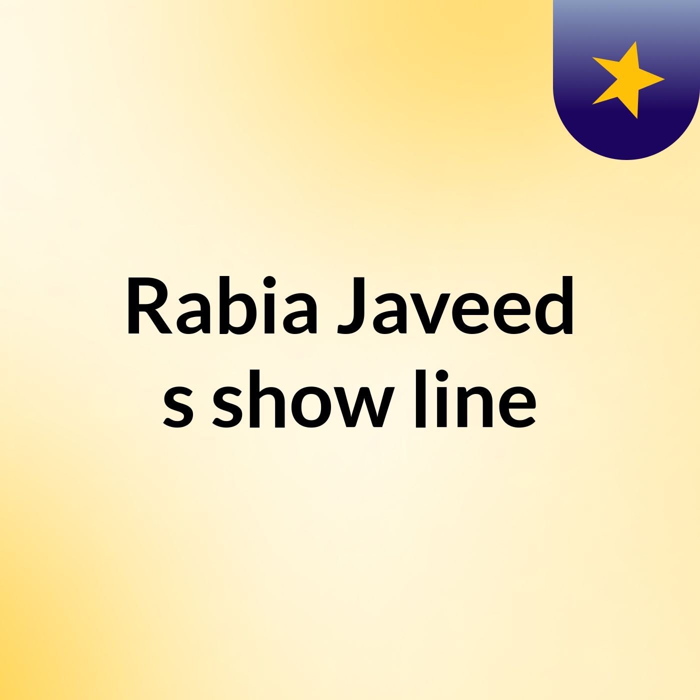 Rabia Javeed's show line