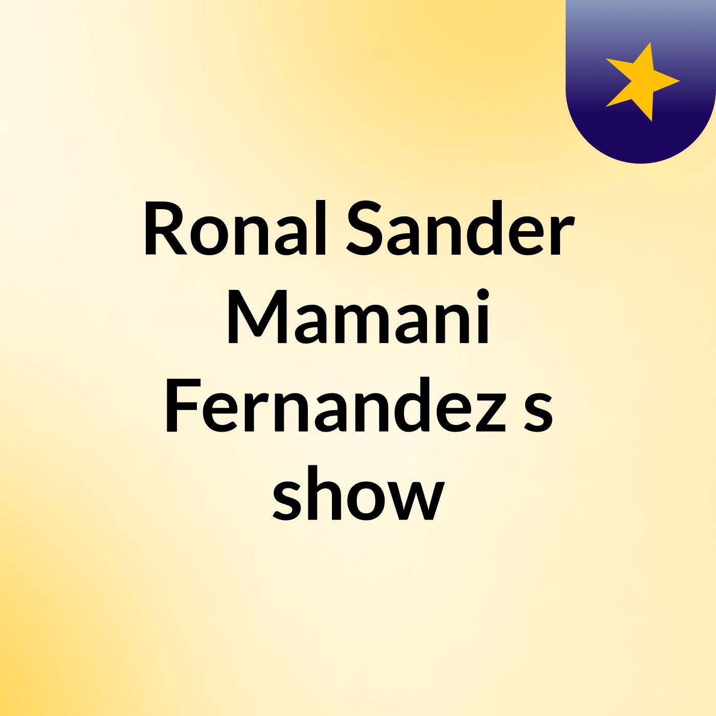 Ronal Sander Mamani Fernandez's show
