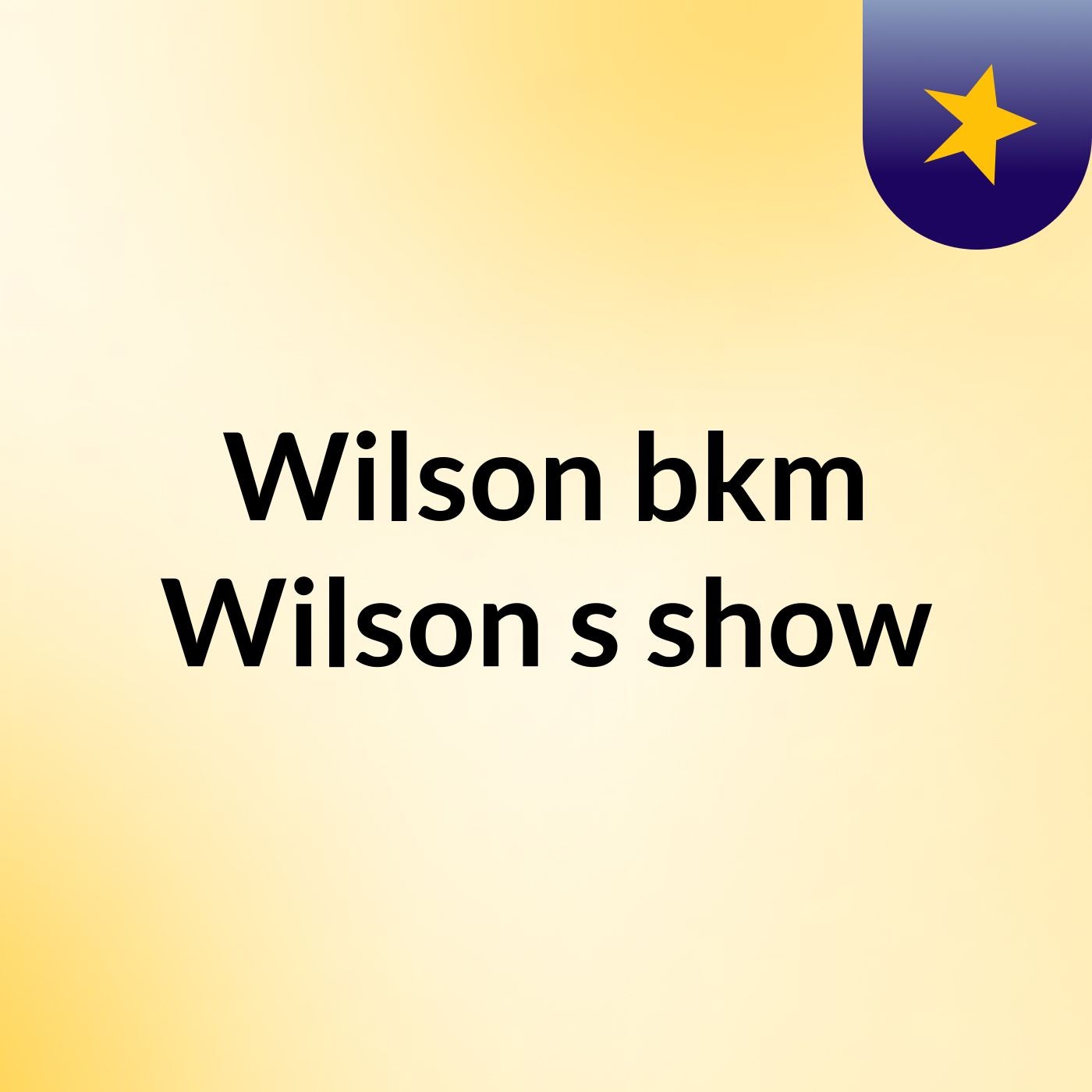 Wilson bkm Wilson's show