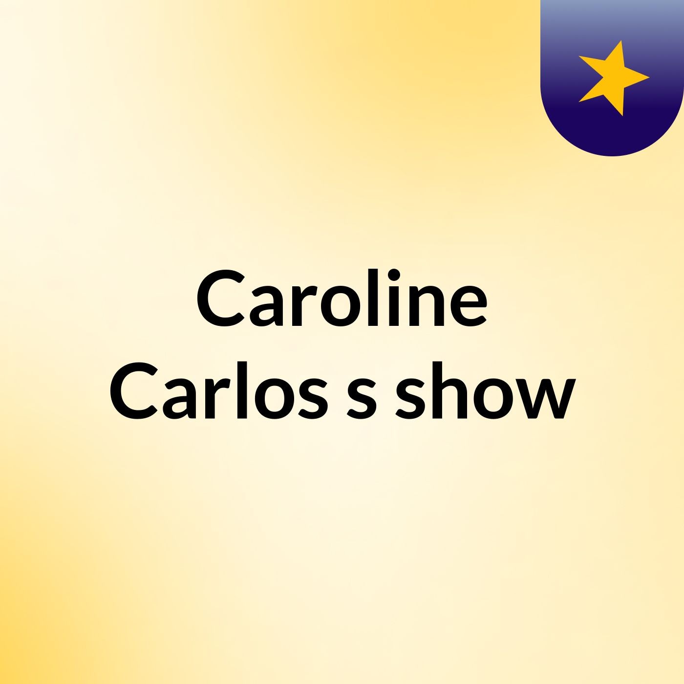 Caroline Carlos's show