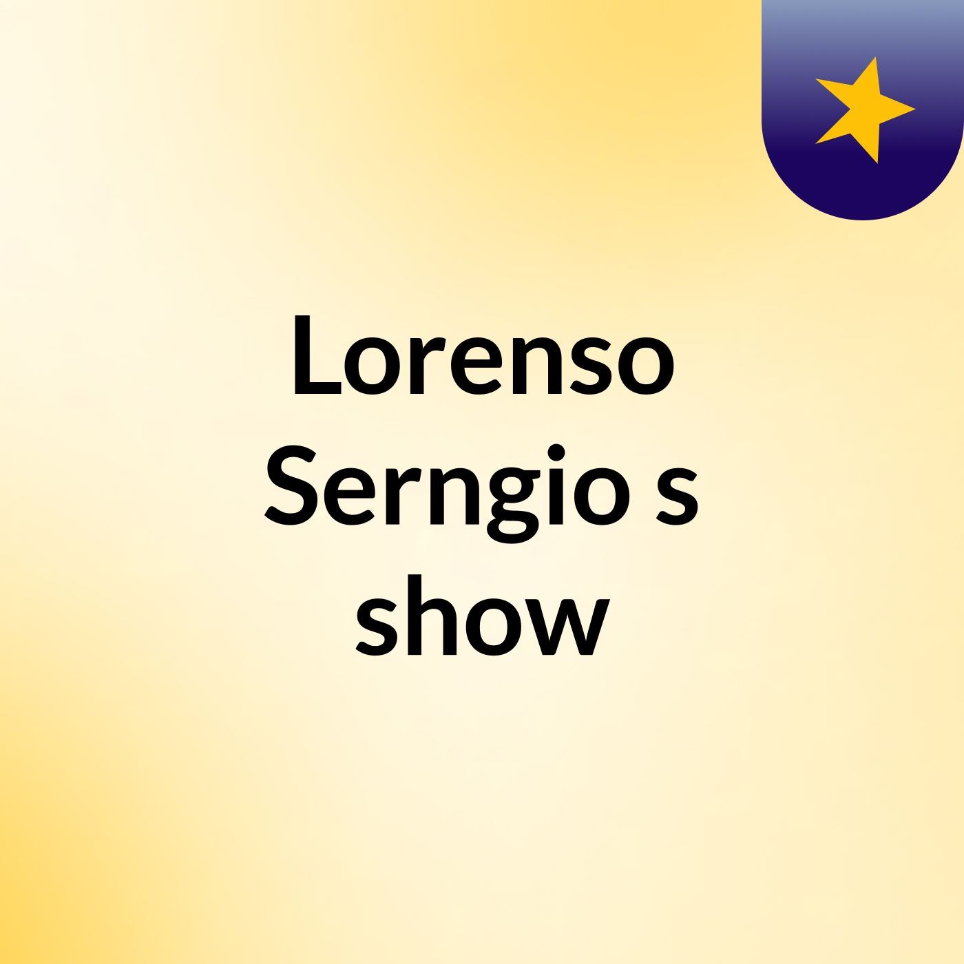 Lorenso Serngio's show