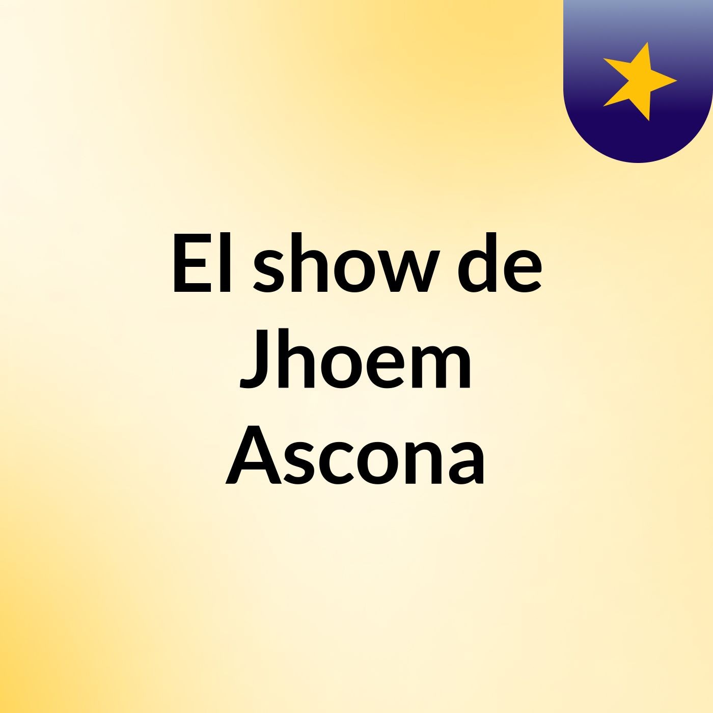 El show de Jhoem Ascona