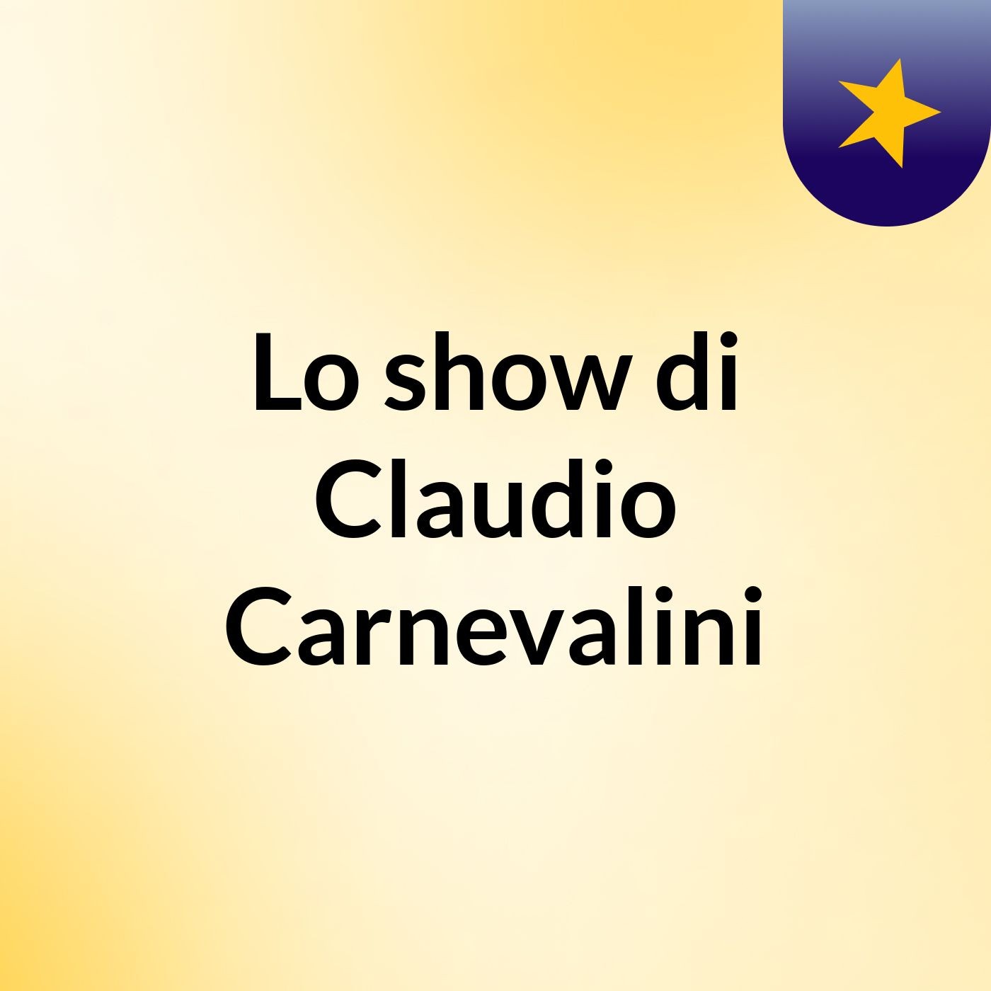 Lo show di Claudio Carnevalini