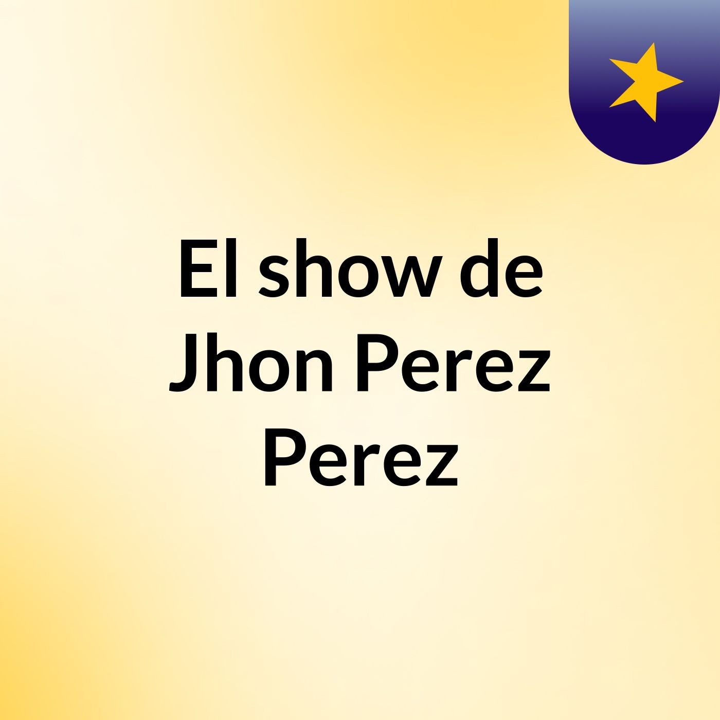 El show de Jhon Perez Perez