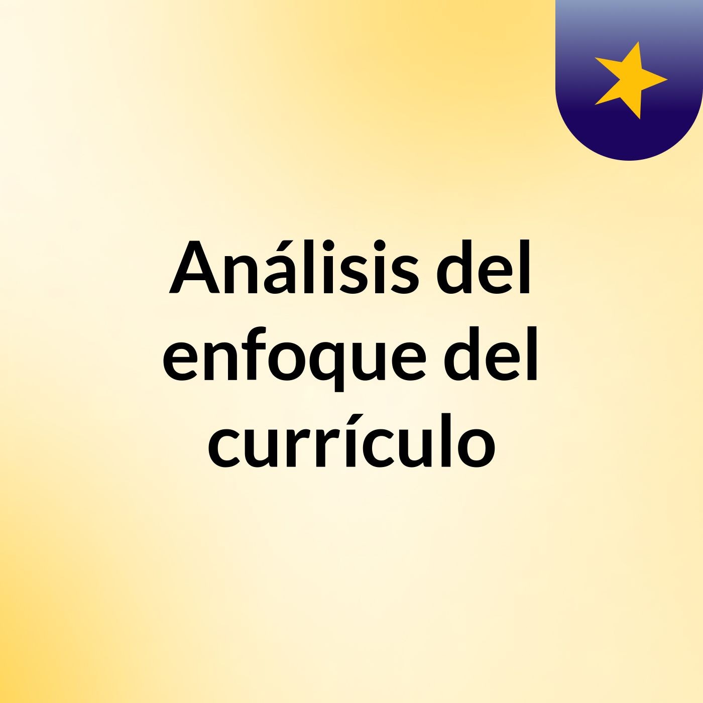 Análisis del enfoque del currículo podcast artwork