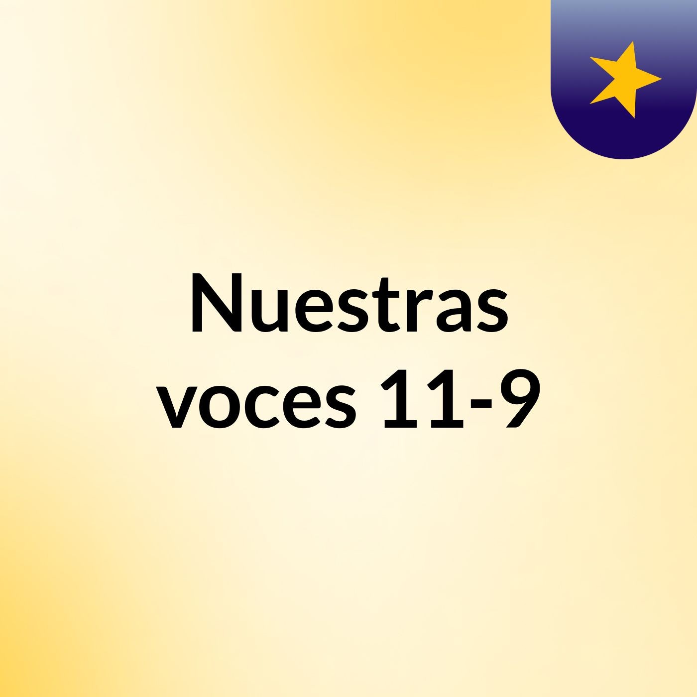 Nuestras voces 11-9