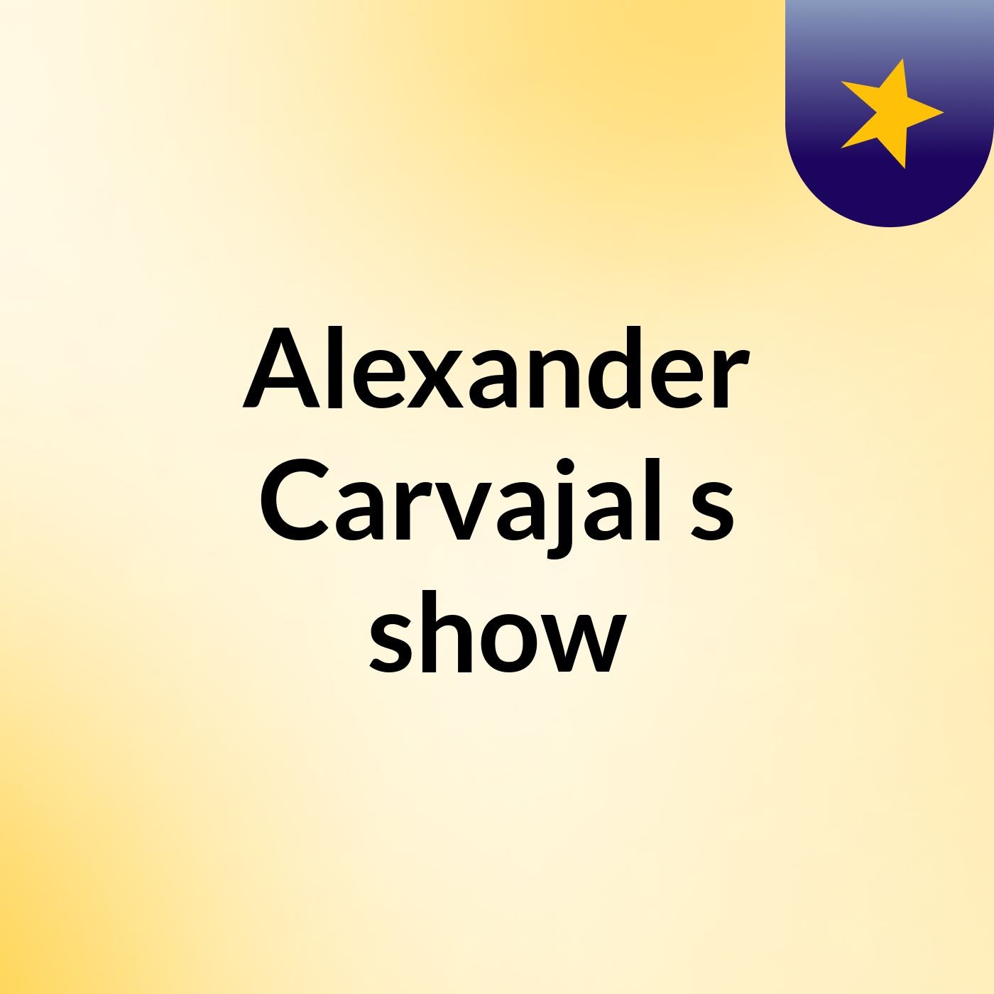 Alexander Carvajal's show
