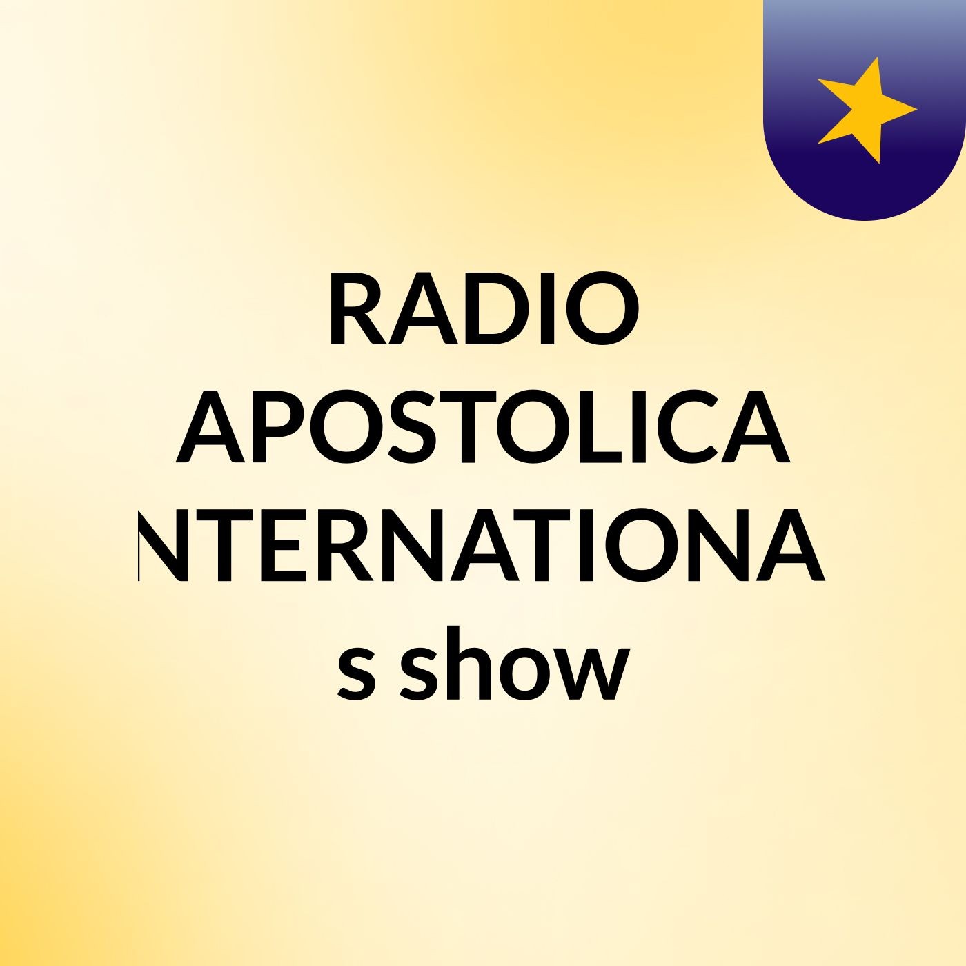RADIO APOSTOLICA INTERNATIONAL's show