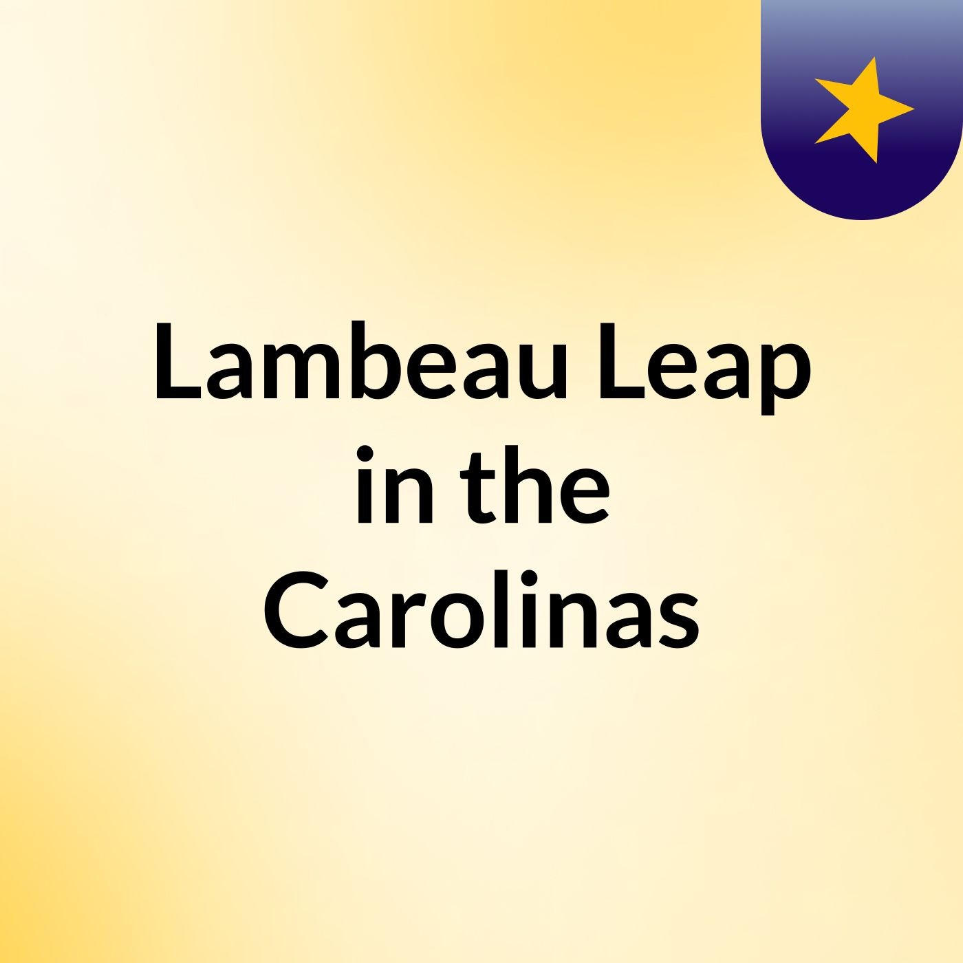 Lambeau Leap in the Carolinas