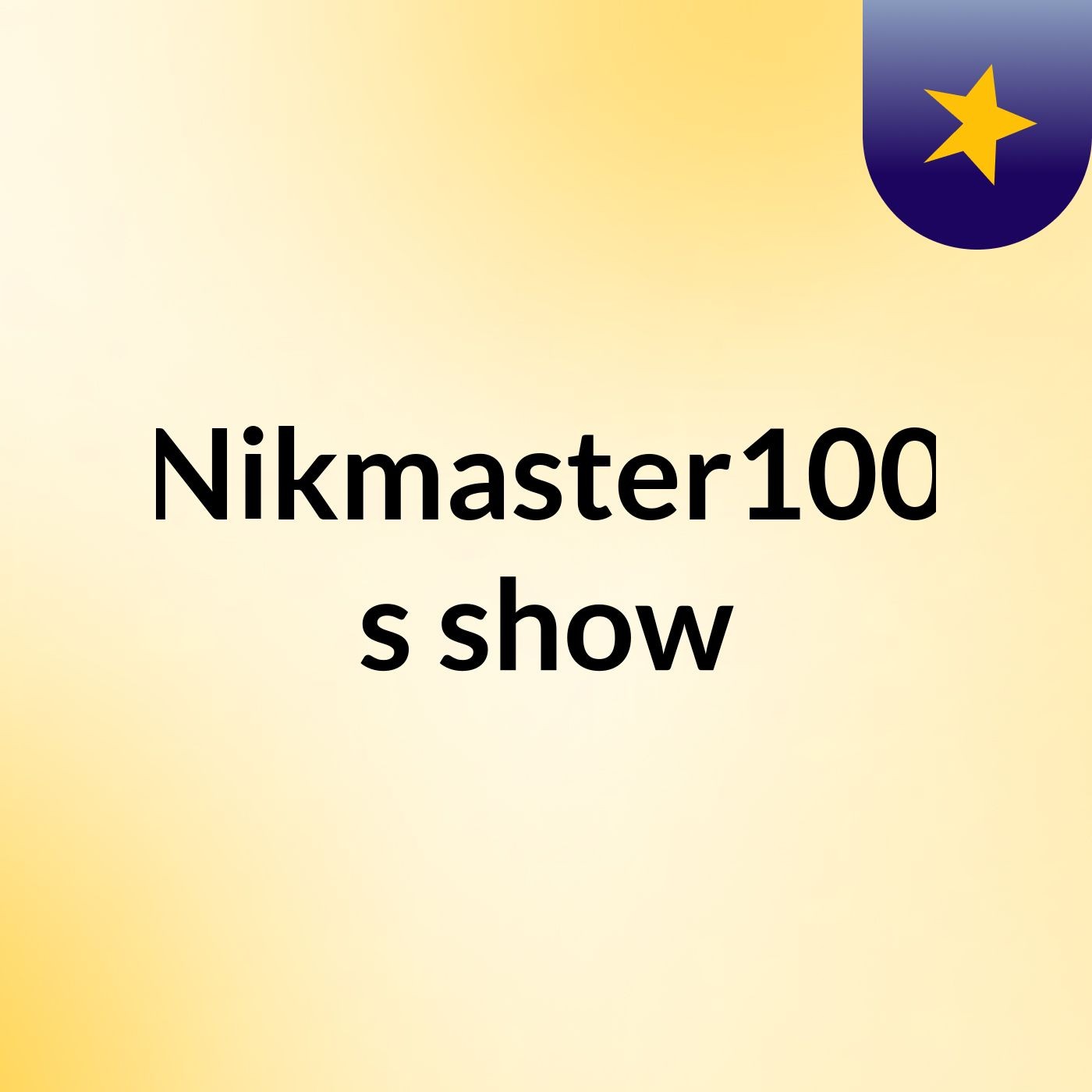 Nikmaster100's show cover art