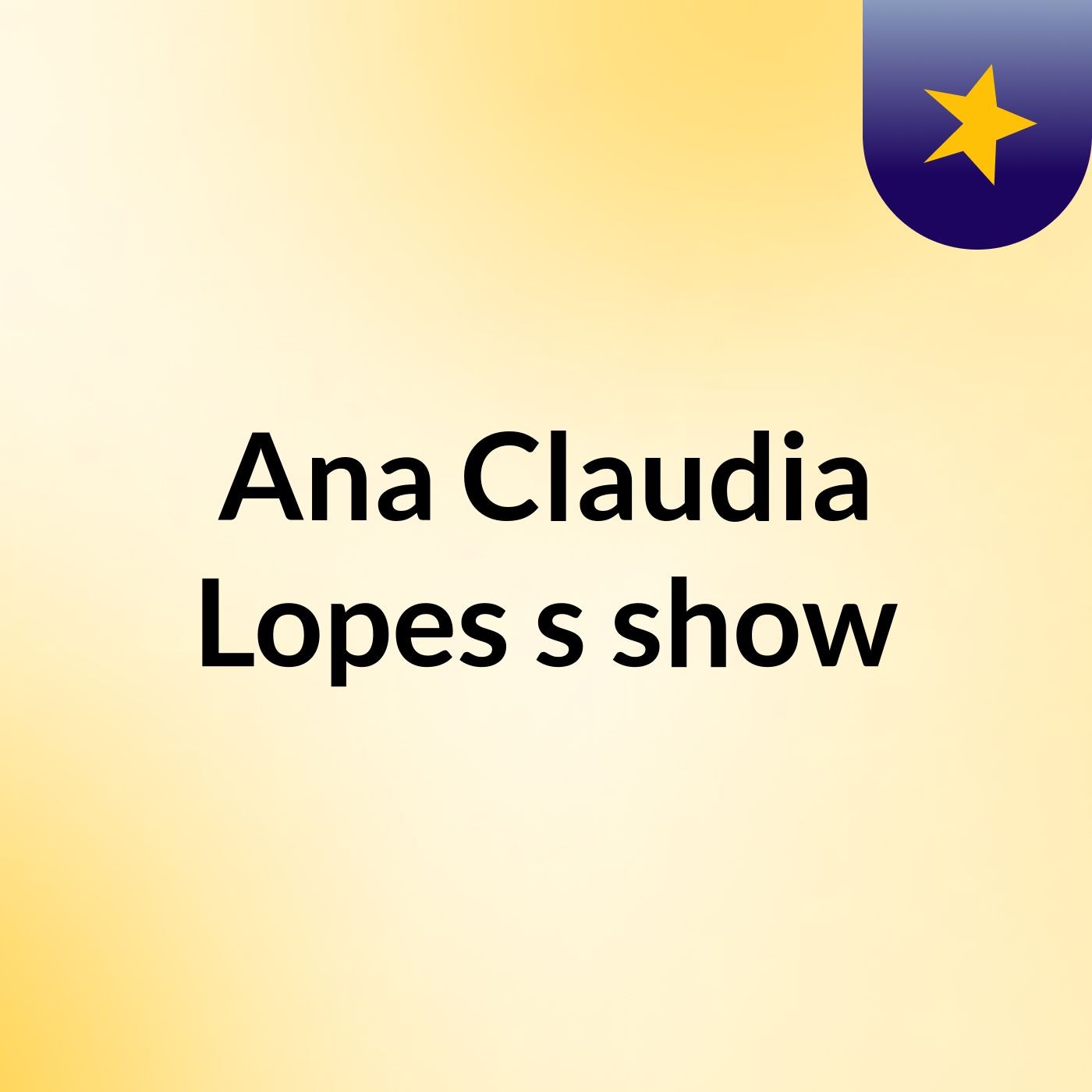 Ana Claudia Lopes's show