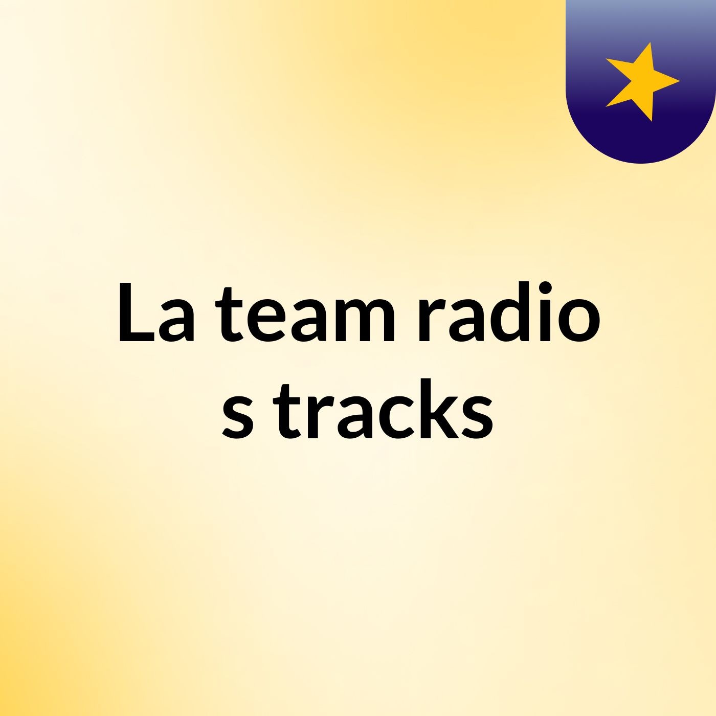La team radio's tracks