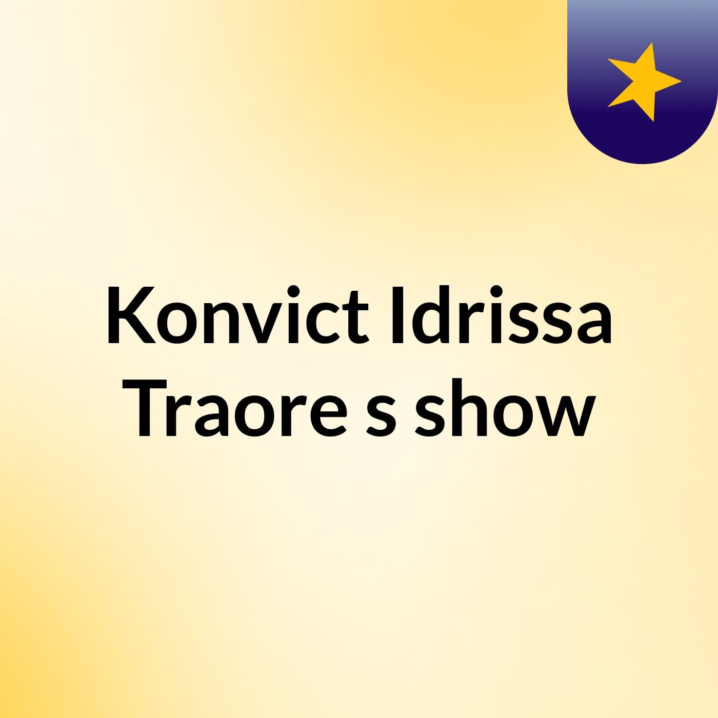 Konvict Idrissa Traore's show