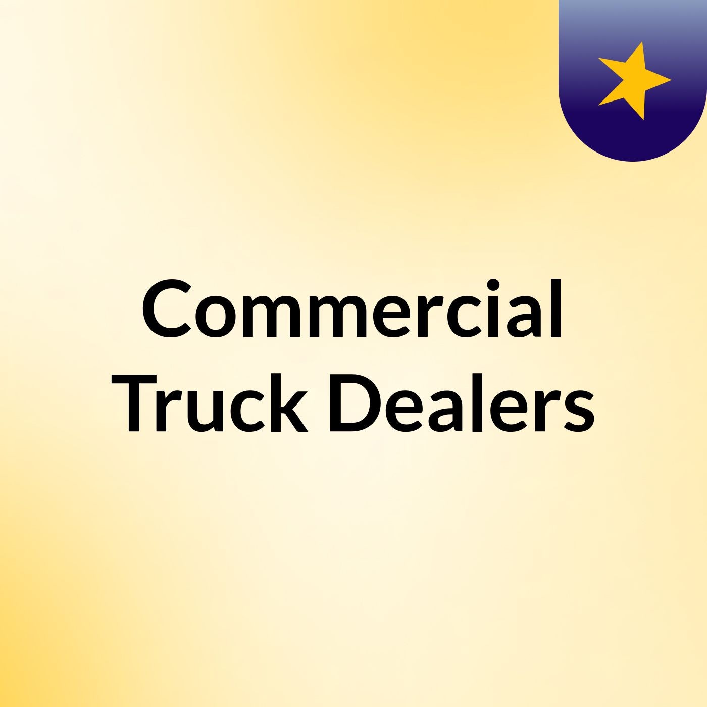Commercial Truck Dealers podcast artwork