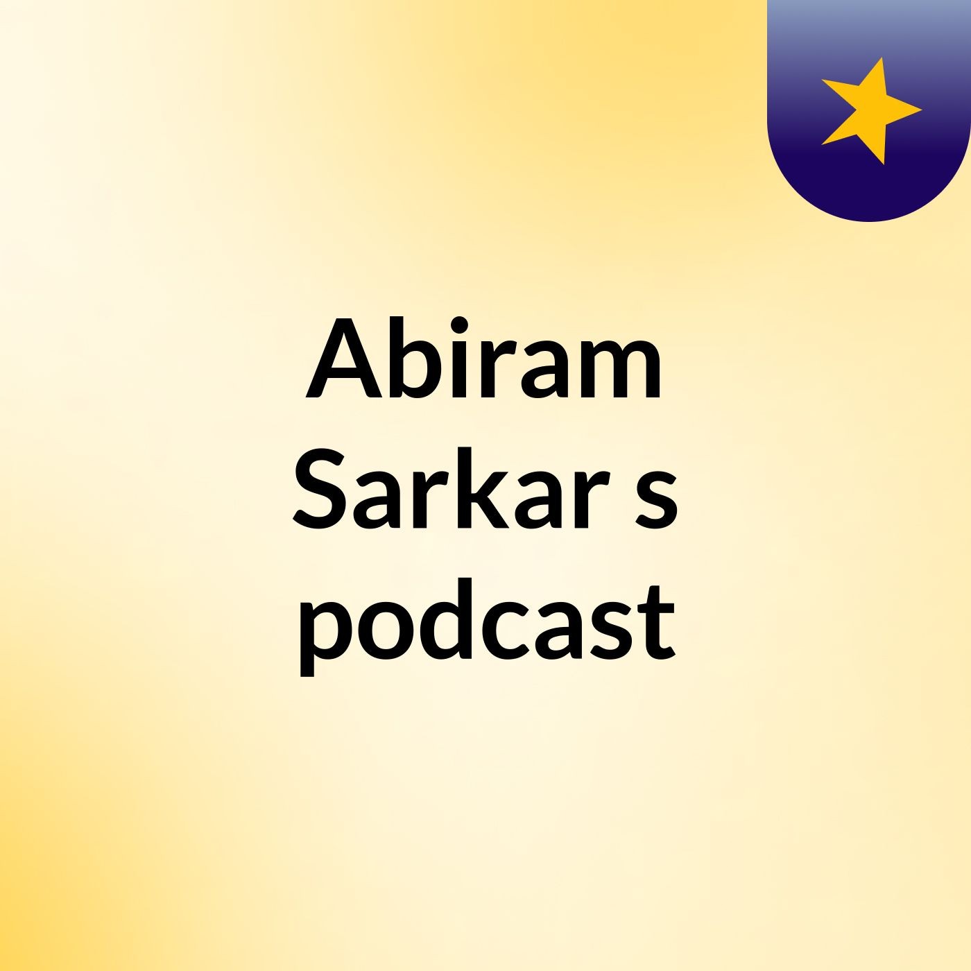 Abiram Sarkar's podcast