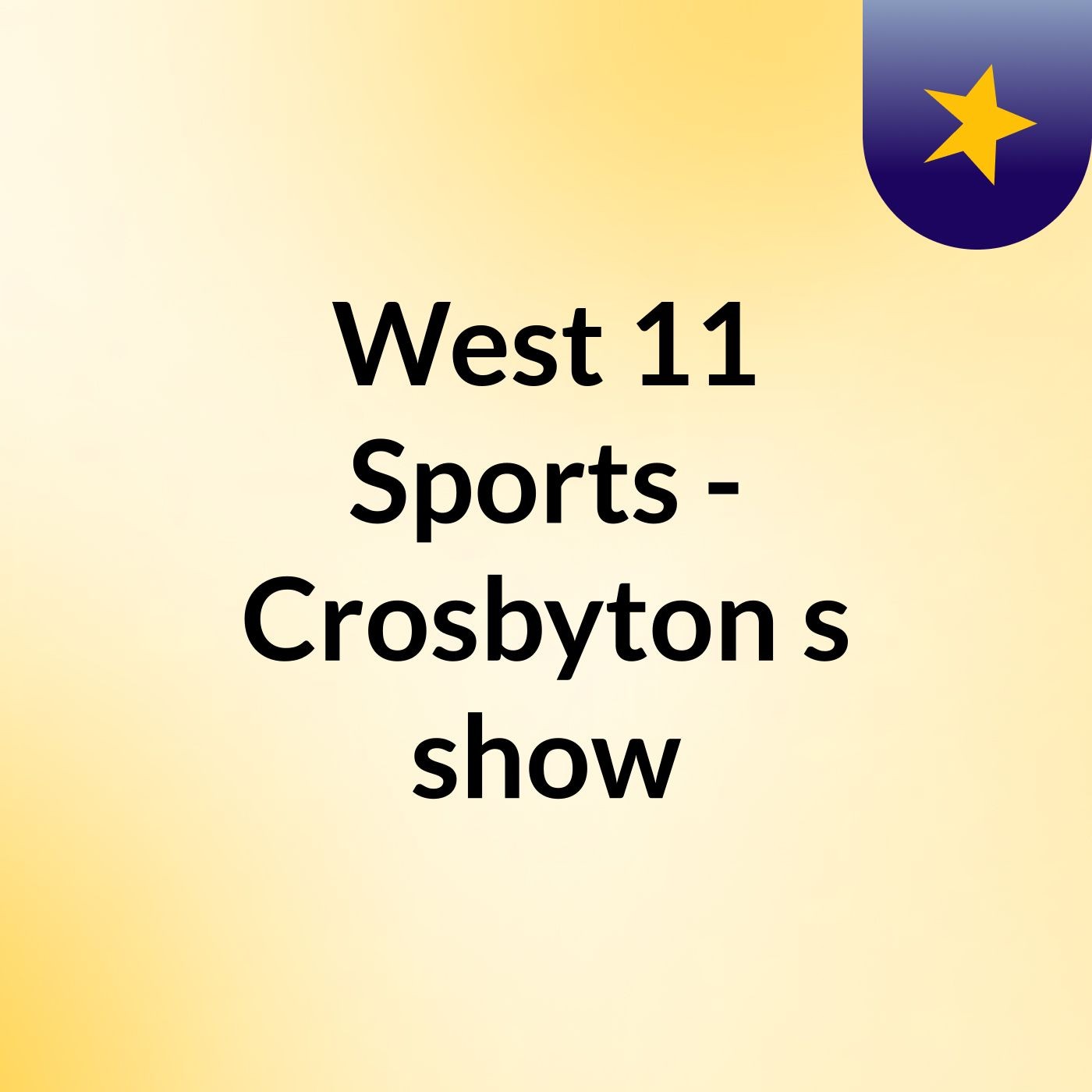 West 11 Sports - Crosbyton's show