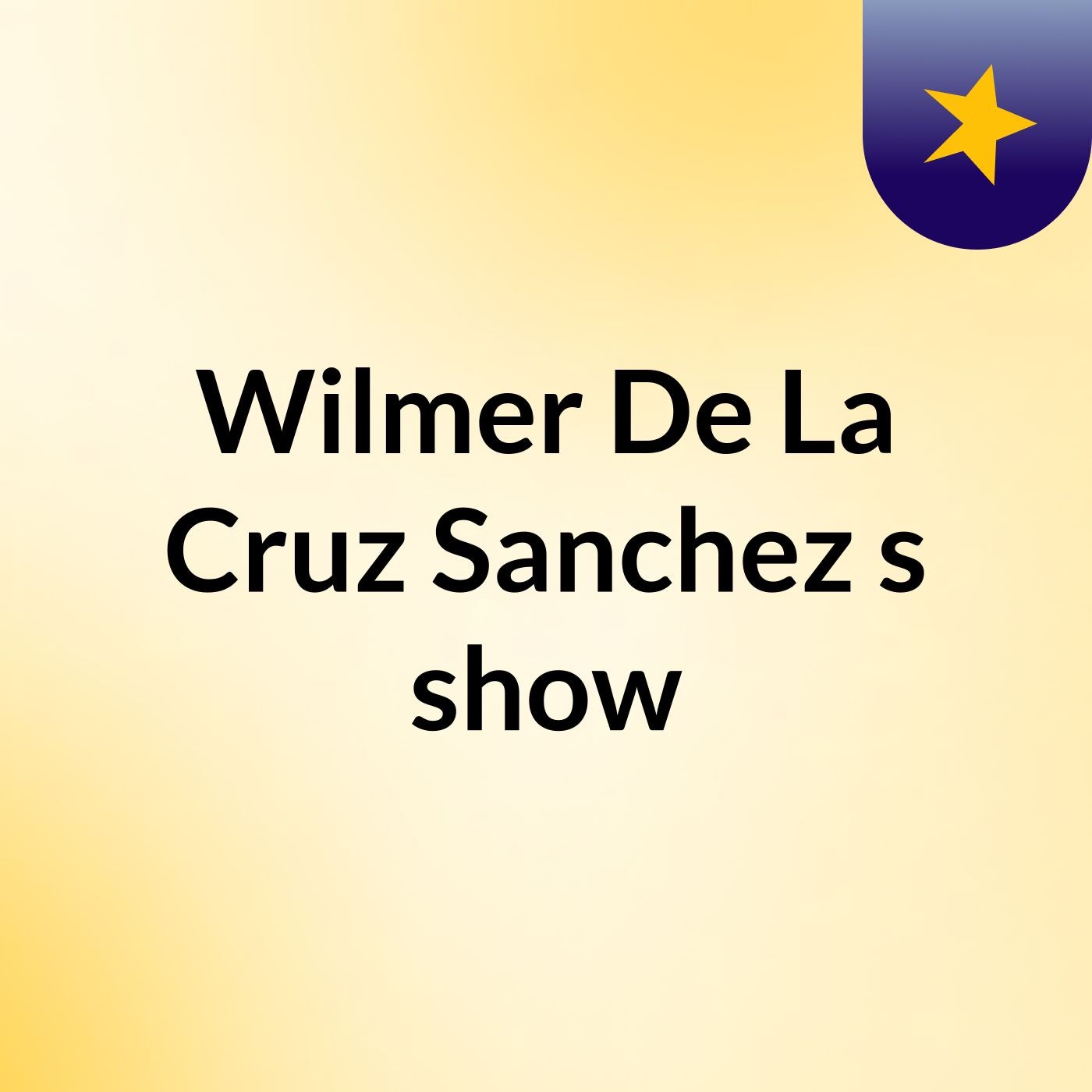 Wilmer De La Cruz Sanchez's show