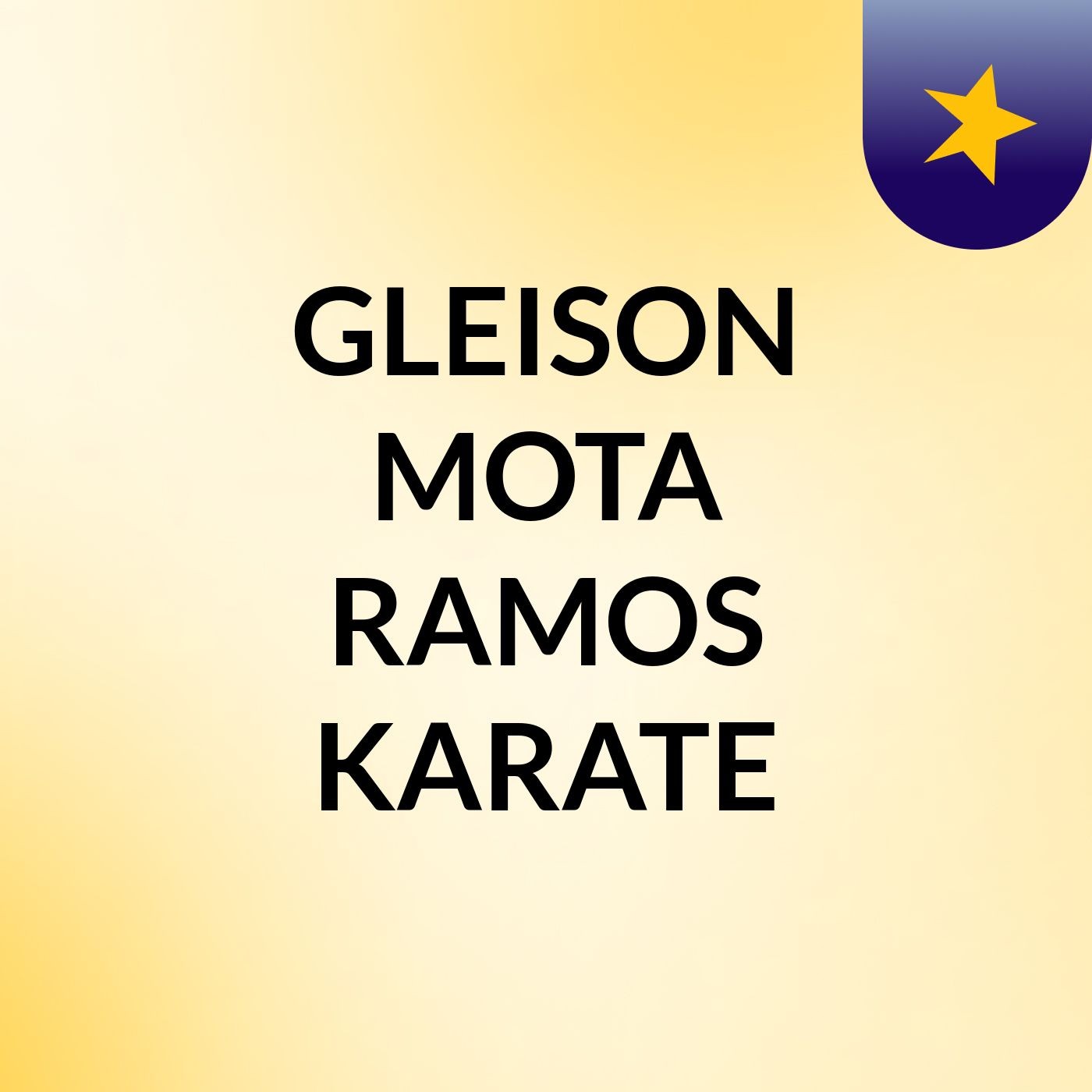 GLEISON MOTA RAMOS KARATE