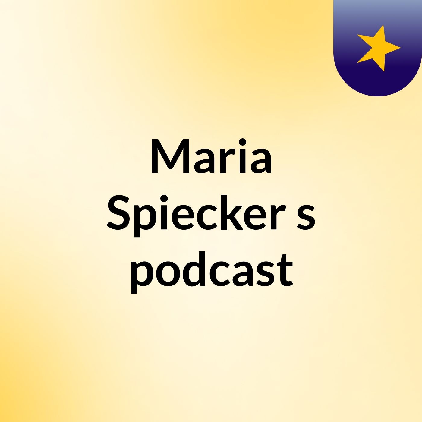 Maria Spiecker's podcast podcast artwork