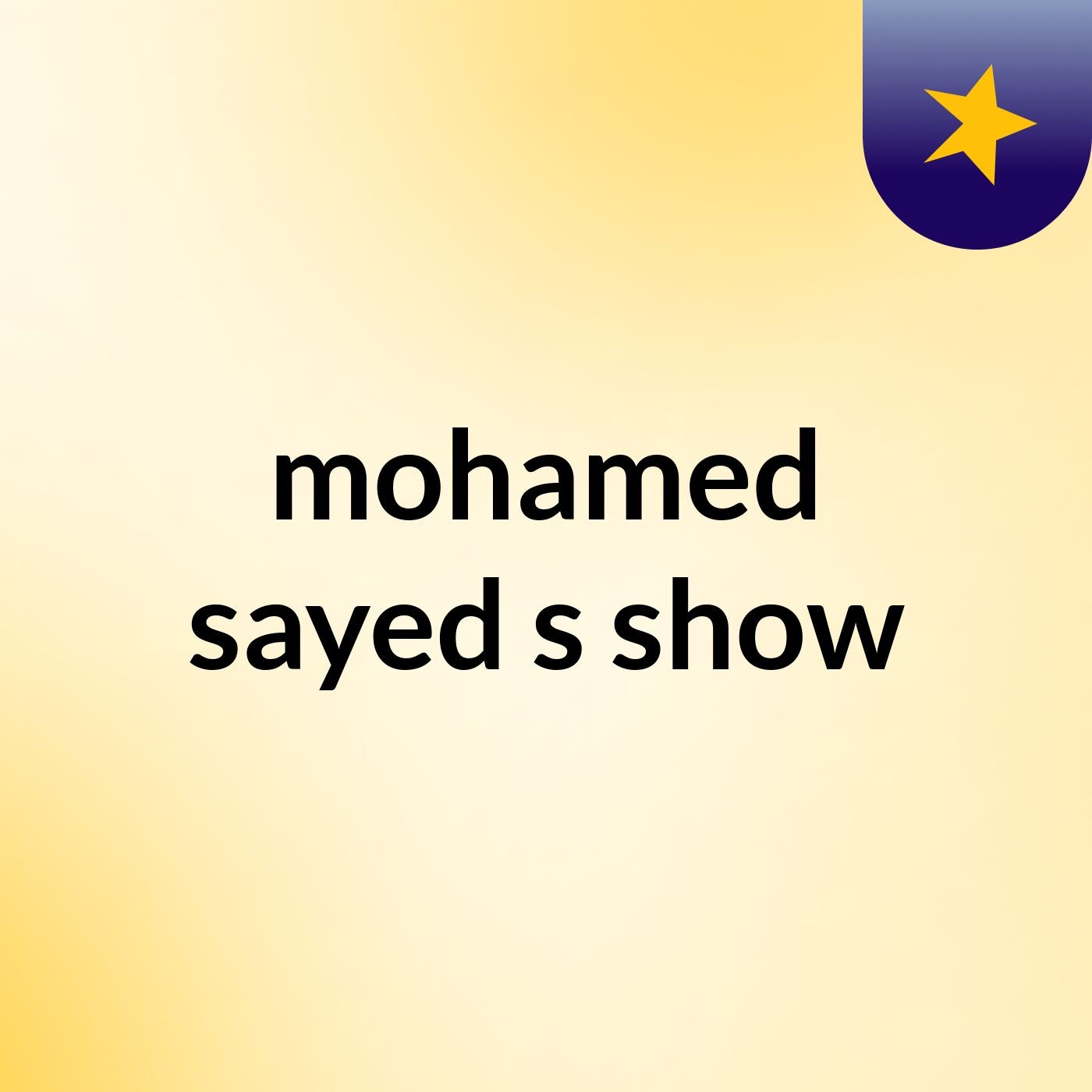 mohamed sayed's show