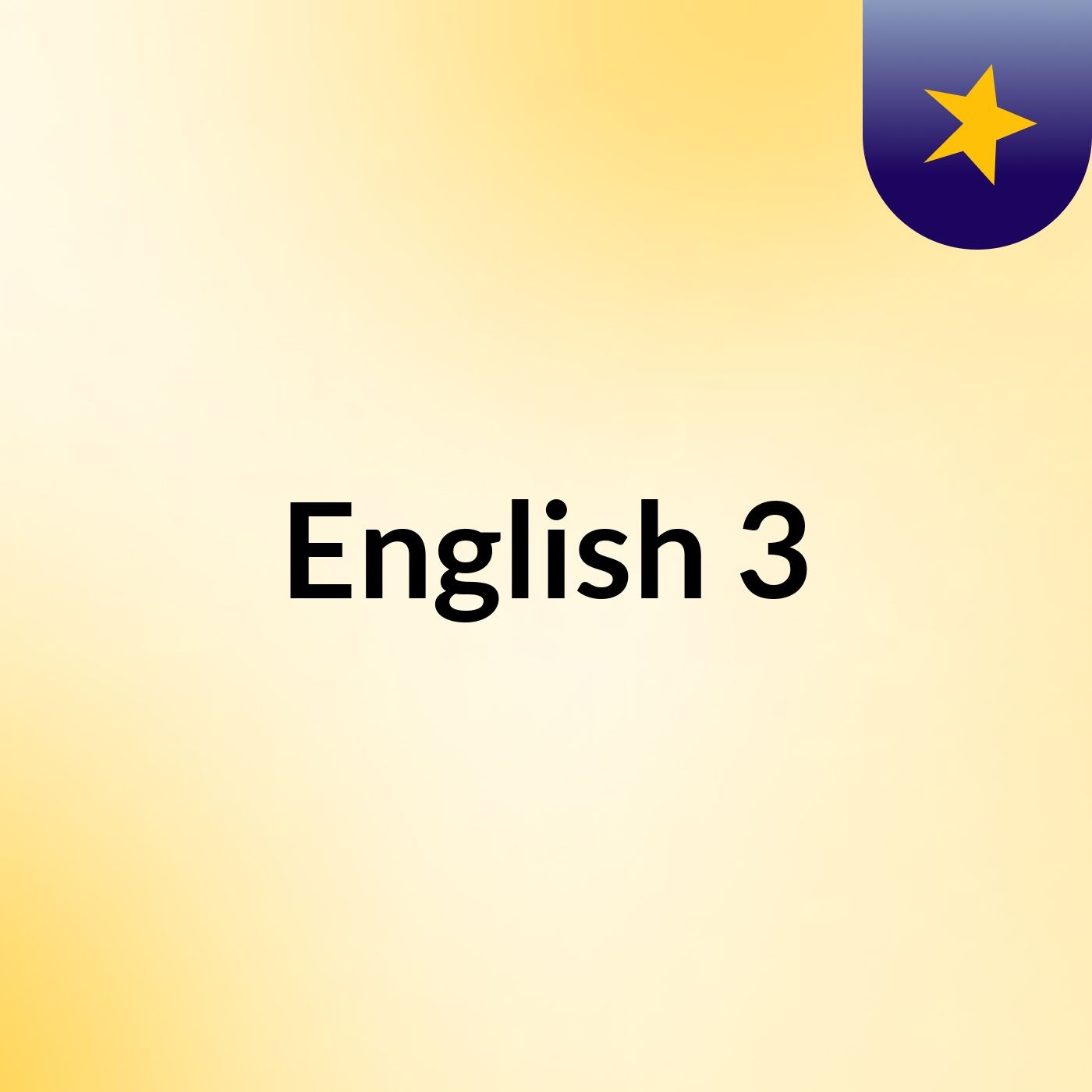 English 3
