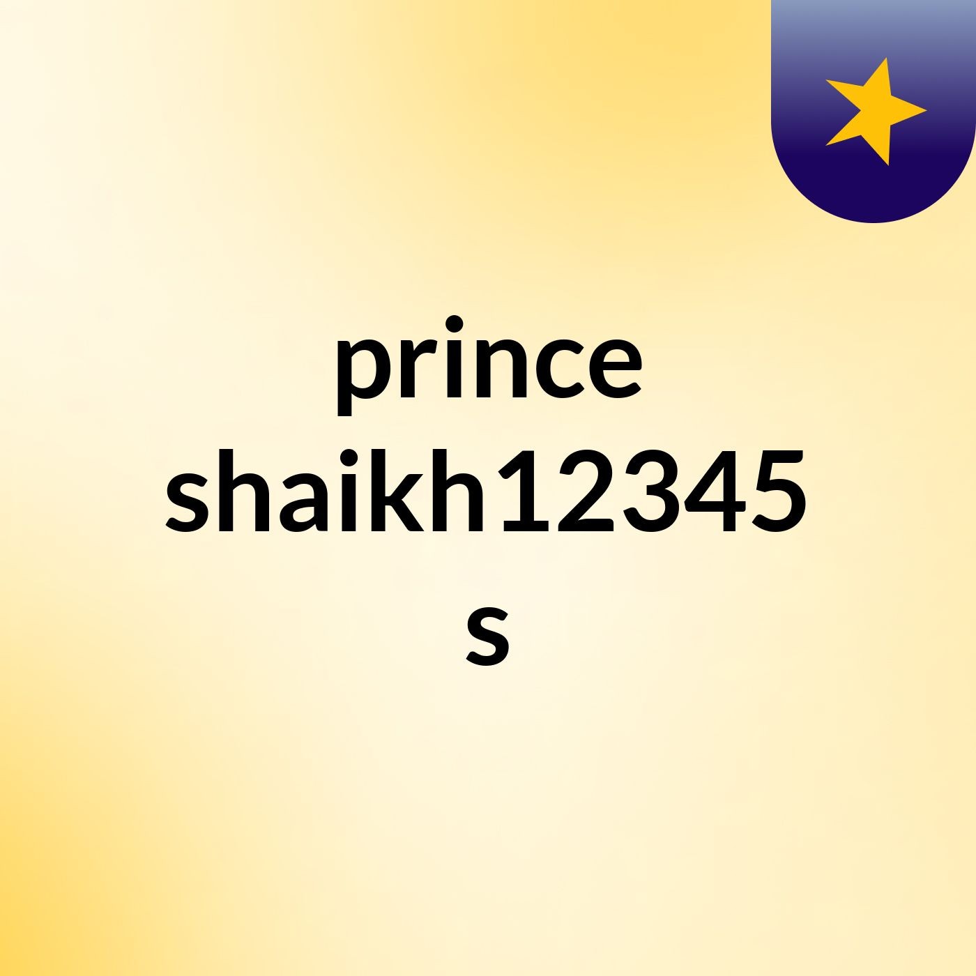 prince shaikh12345's