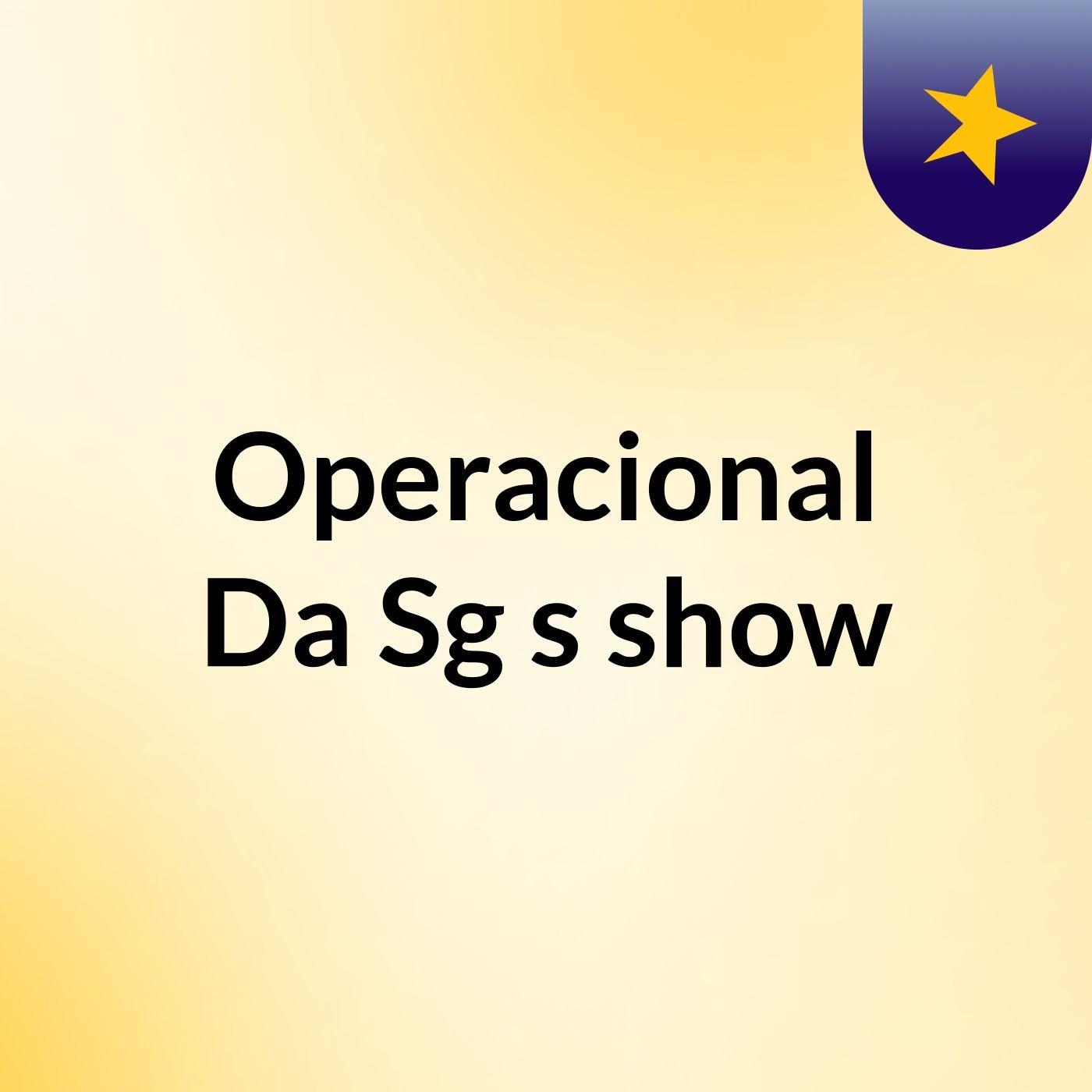 Operacional Da Sg's show