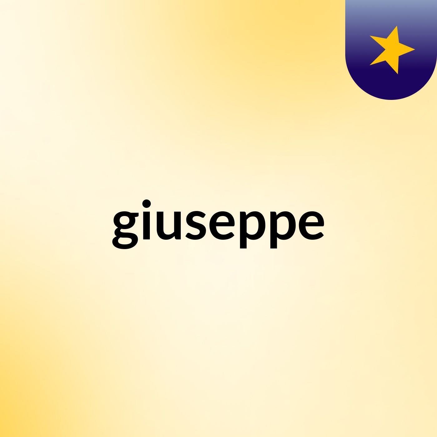 giuseppe podcast artwork