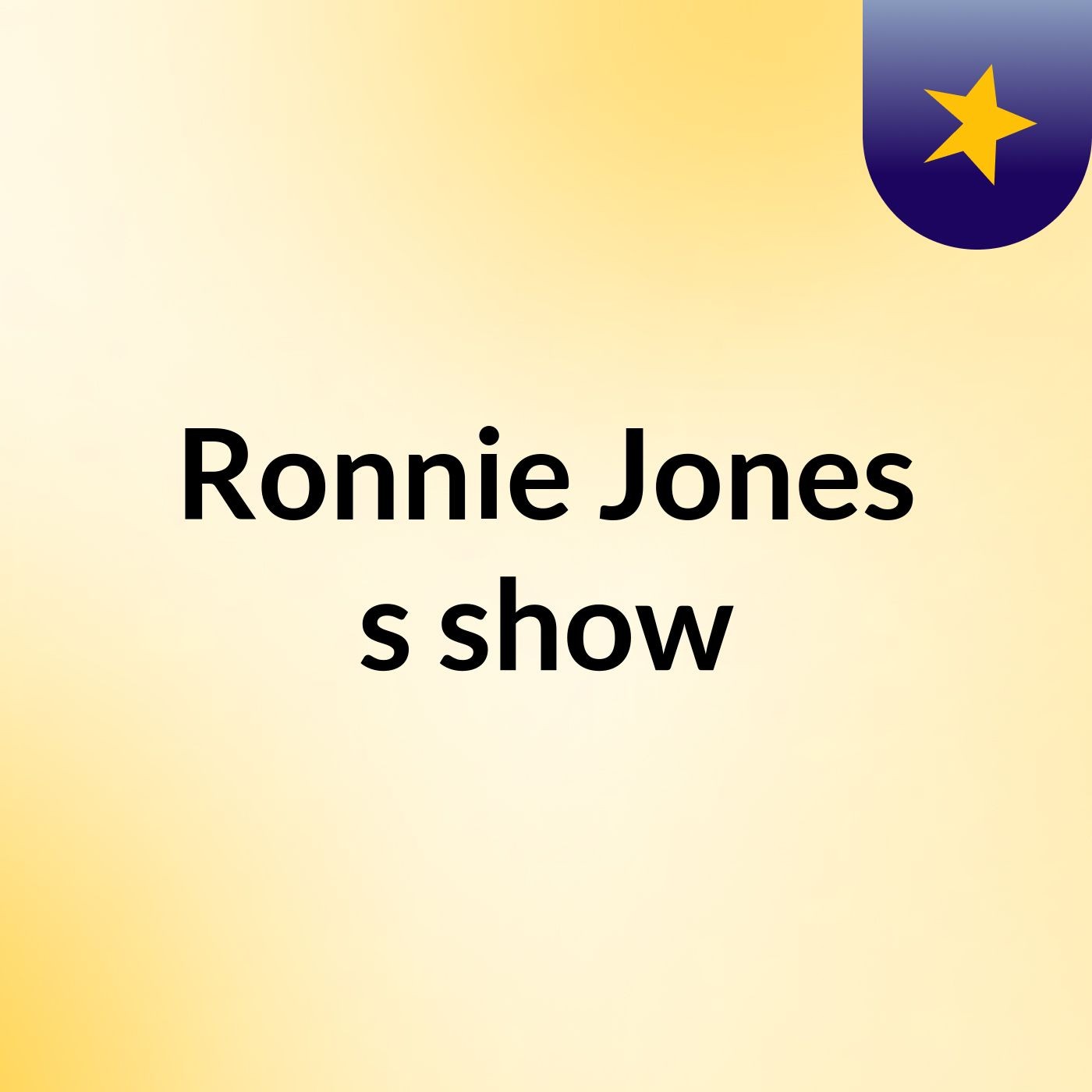 Ronnie Jones's show