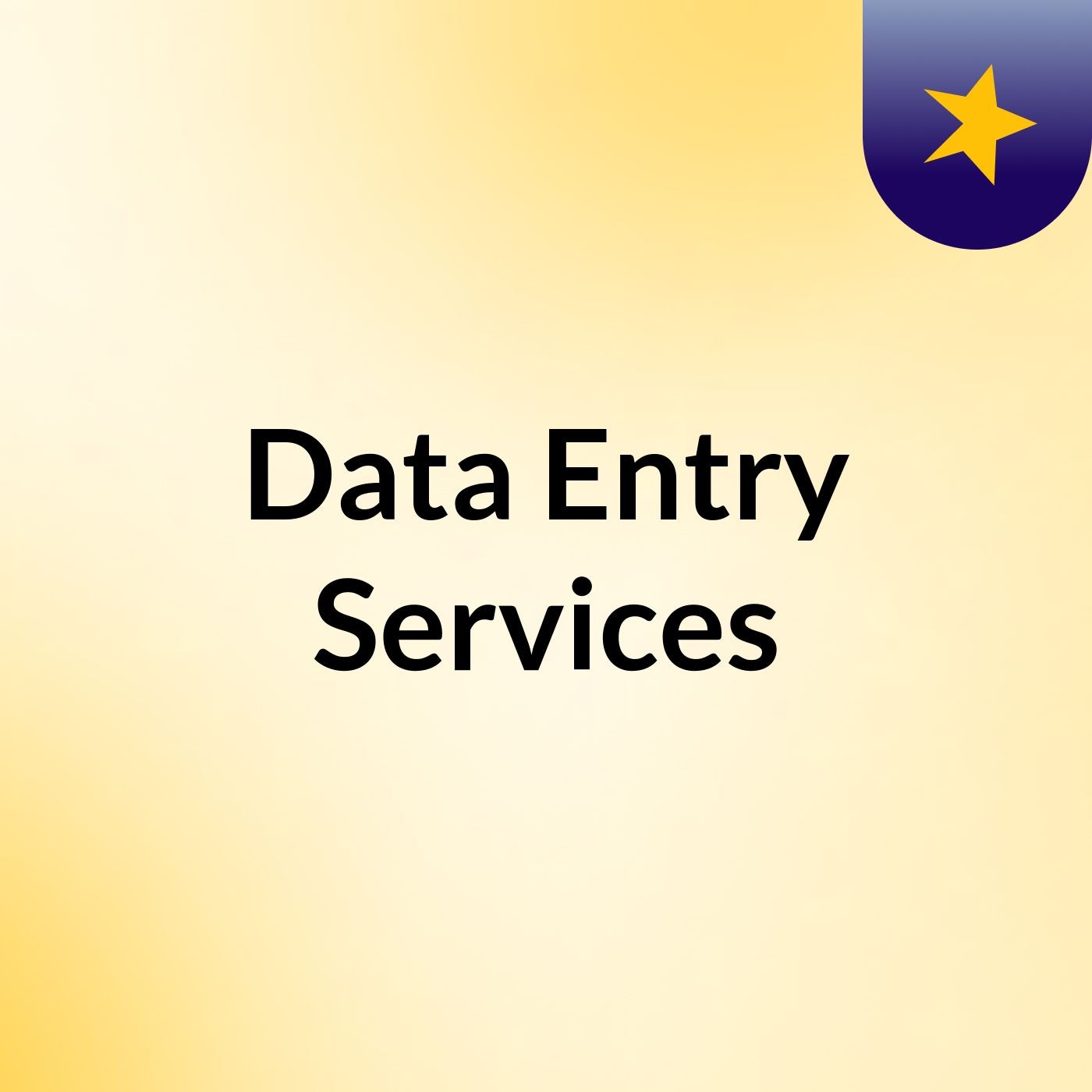 Data Entry Services