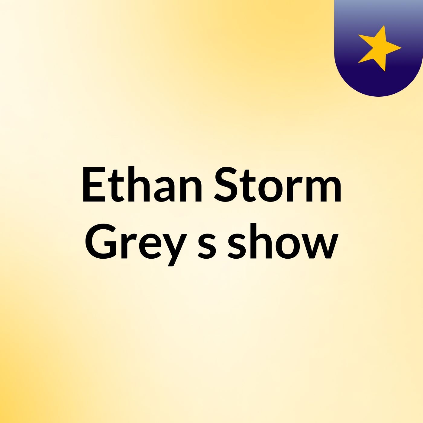 Ethan Storm Grey's show
