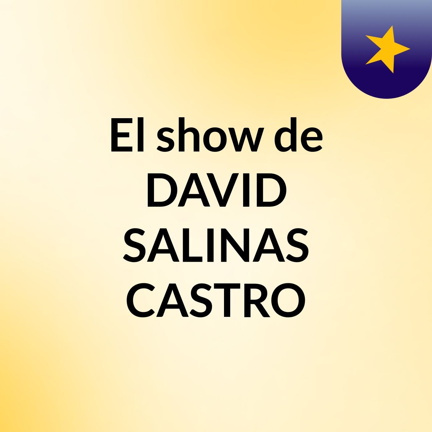 El show de DAVID SALINAS CASTRO