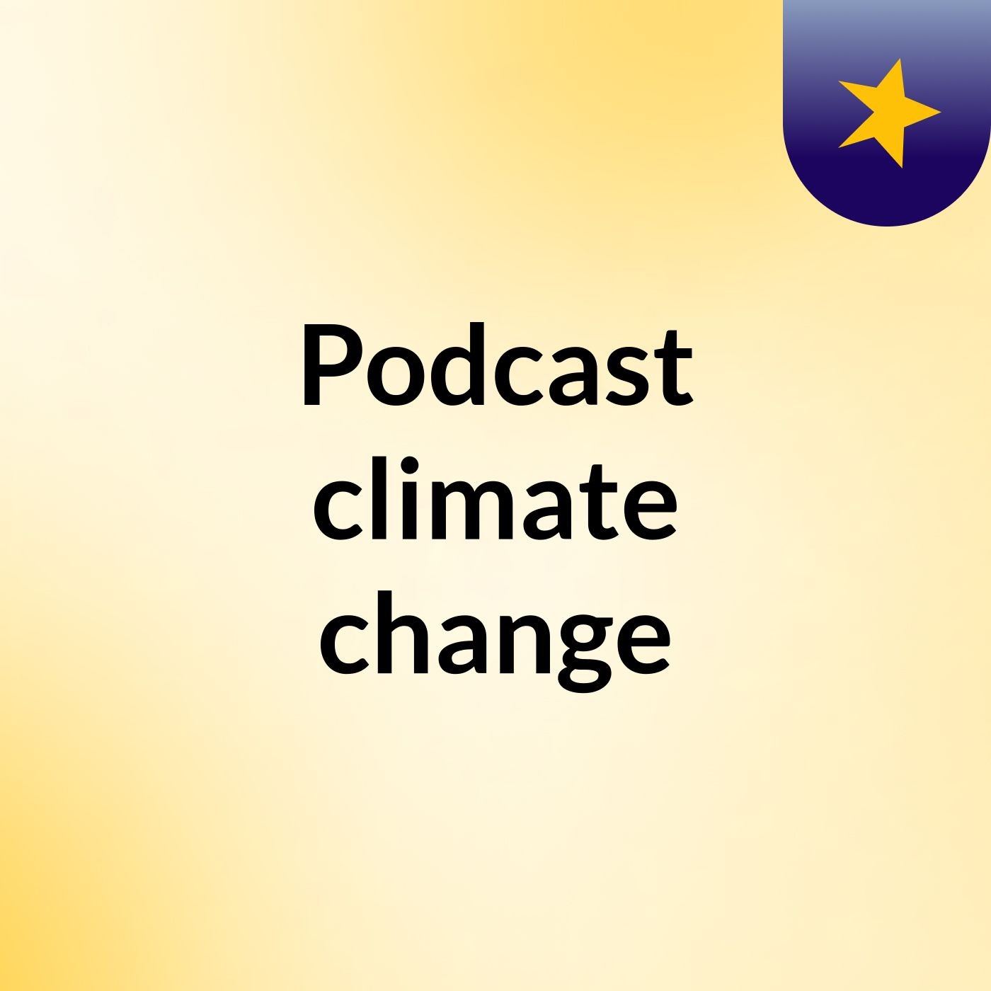 Podcast climate change podcast artwork
