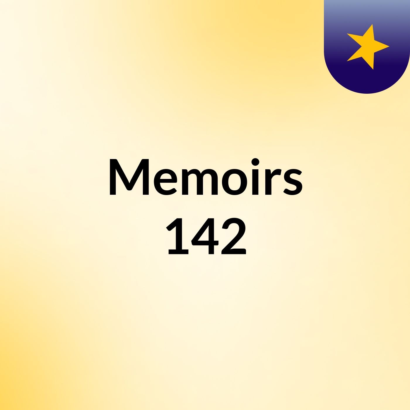 Memoirs 142