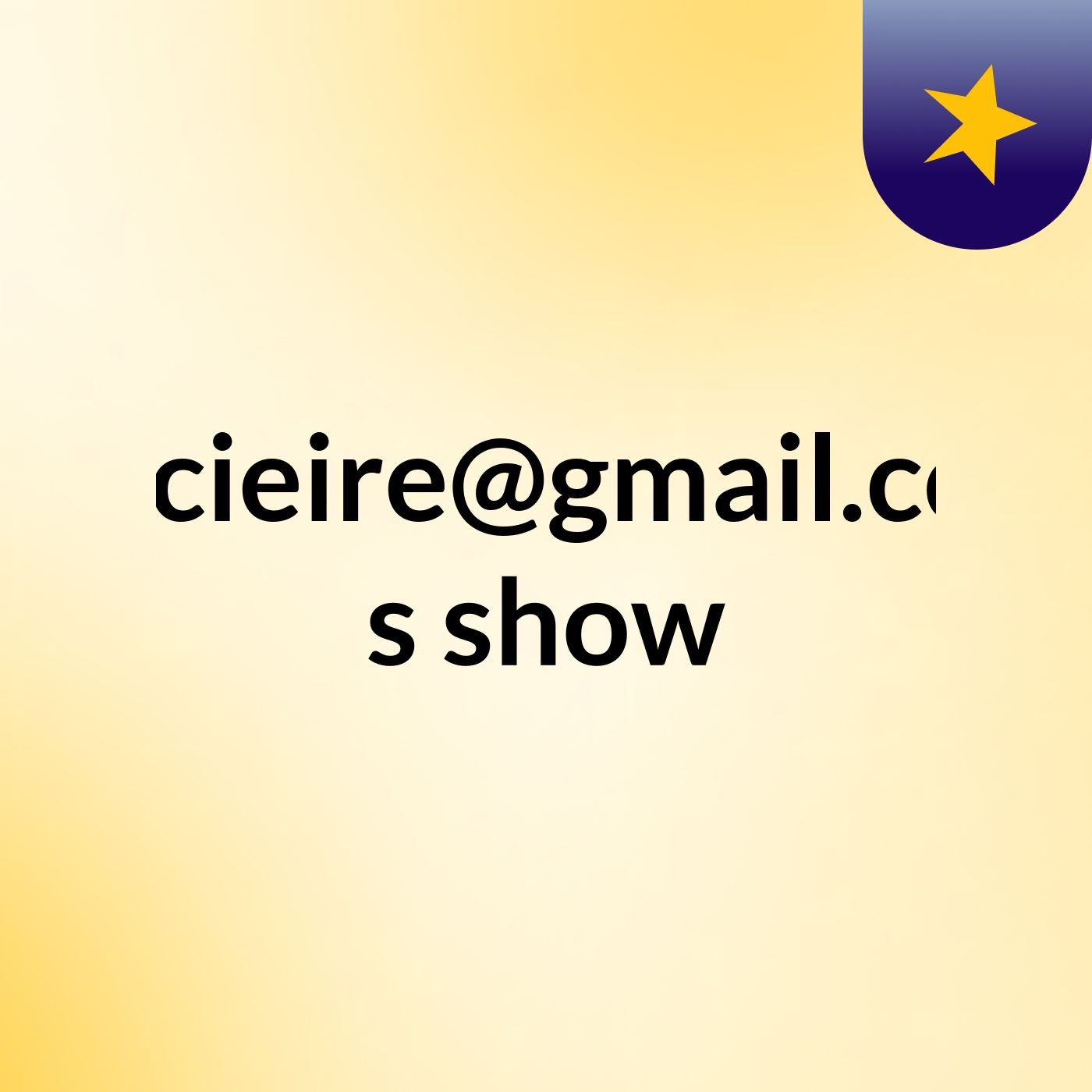 pricieire@gmail.com's show