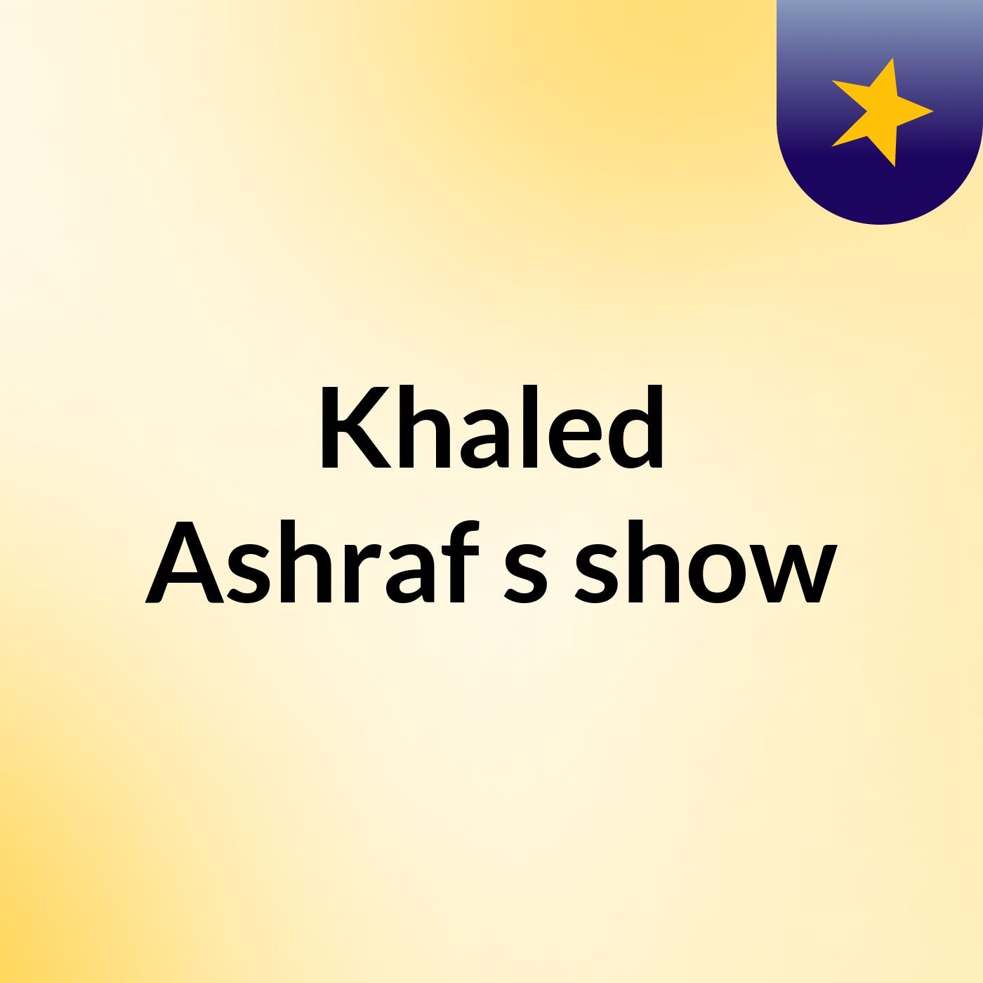 Khaled Ashraf's show