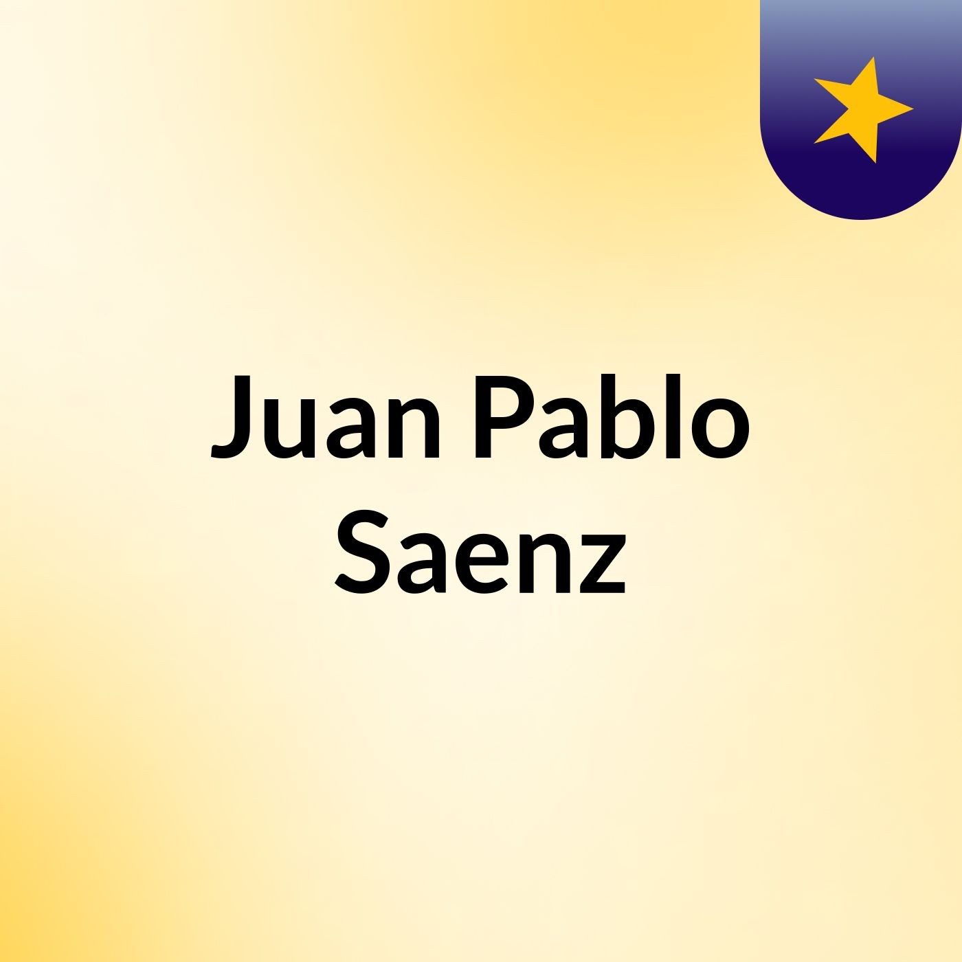 Juan Pablo Saenz