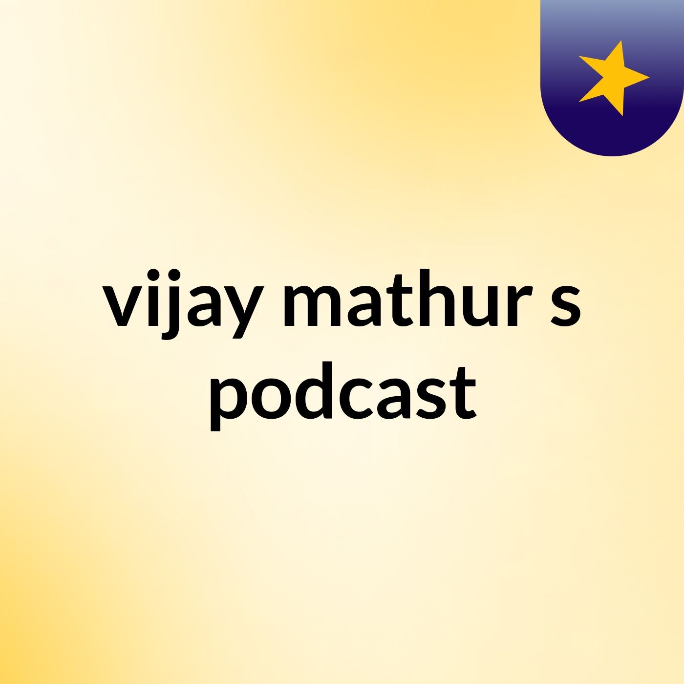 vijay mathur's podcast