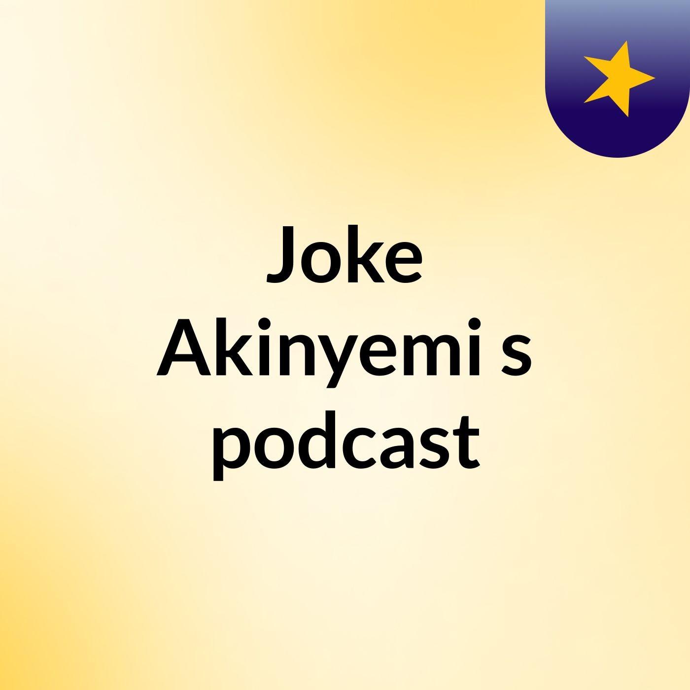 Joke Akinyemi's podcast