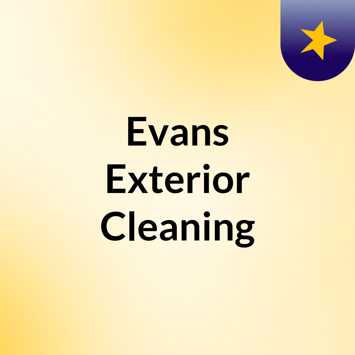 Evans' Exterior Cleaning