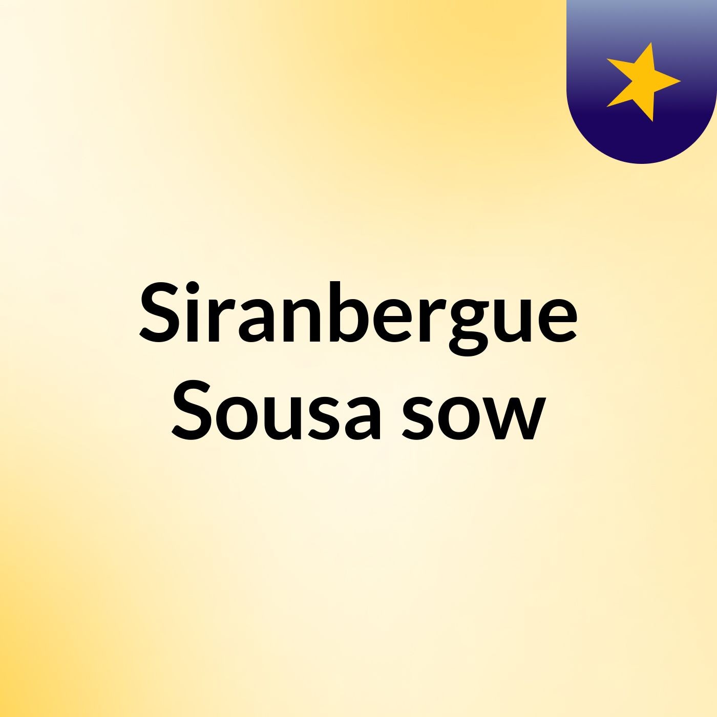Siranbergue Sousa'sow