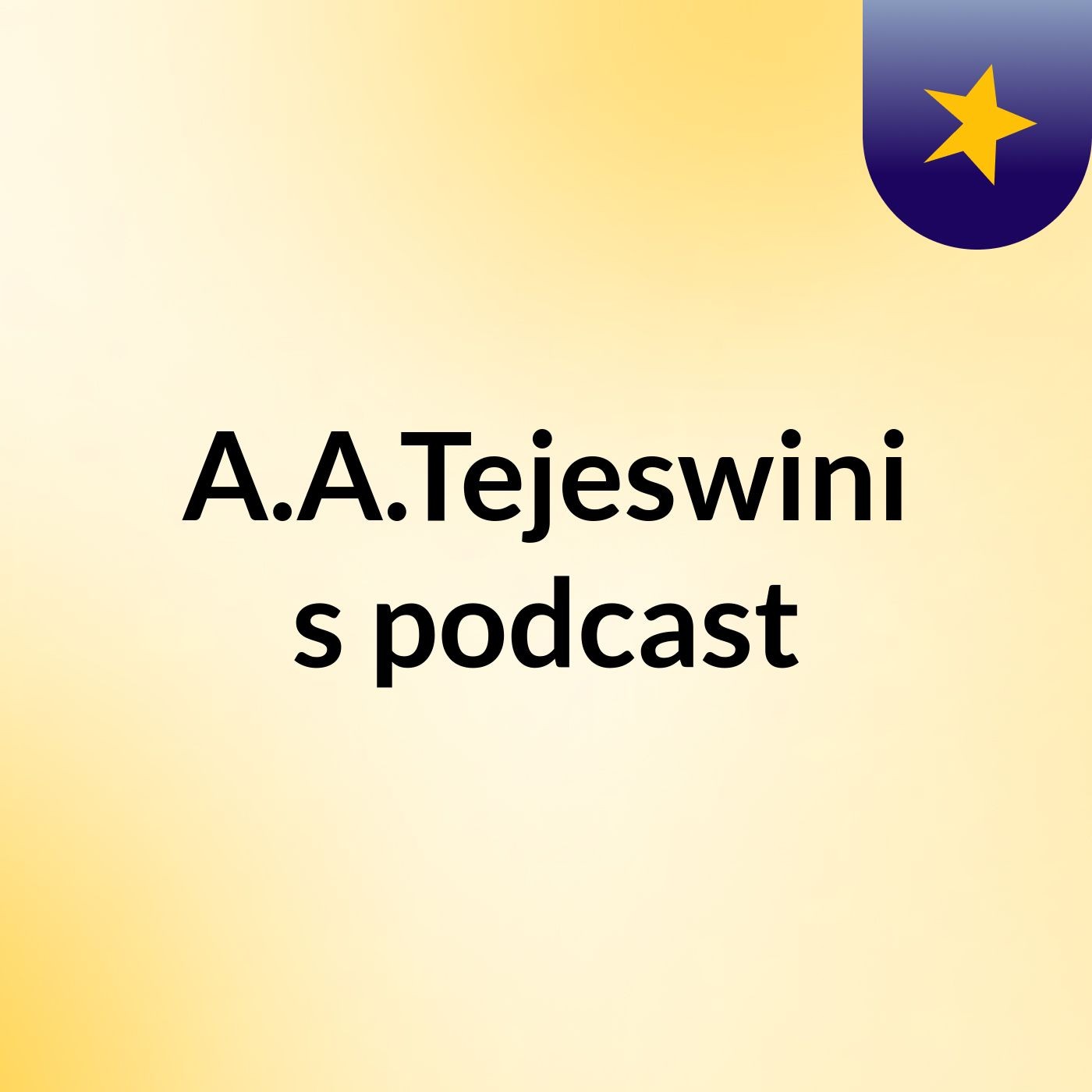 A.A.Tejeswini's podcast podcast artwork