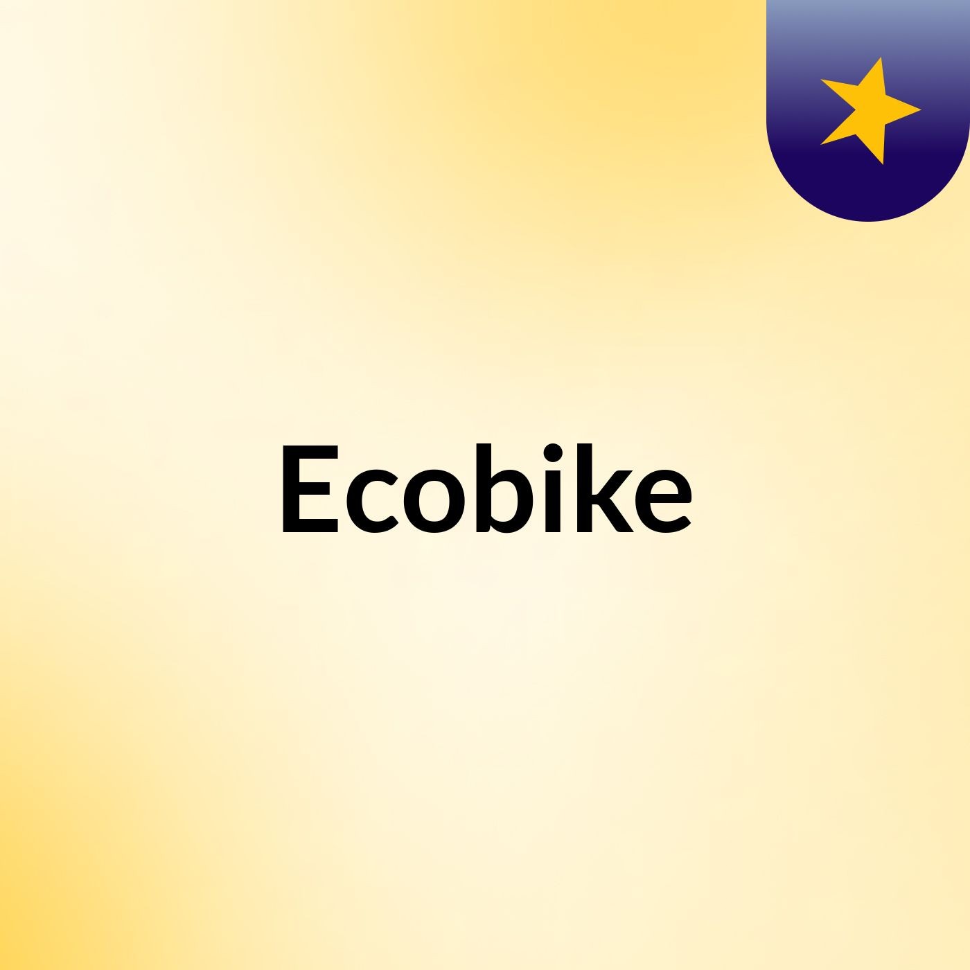 Ecobike podcast artwork