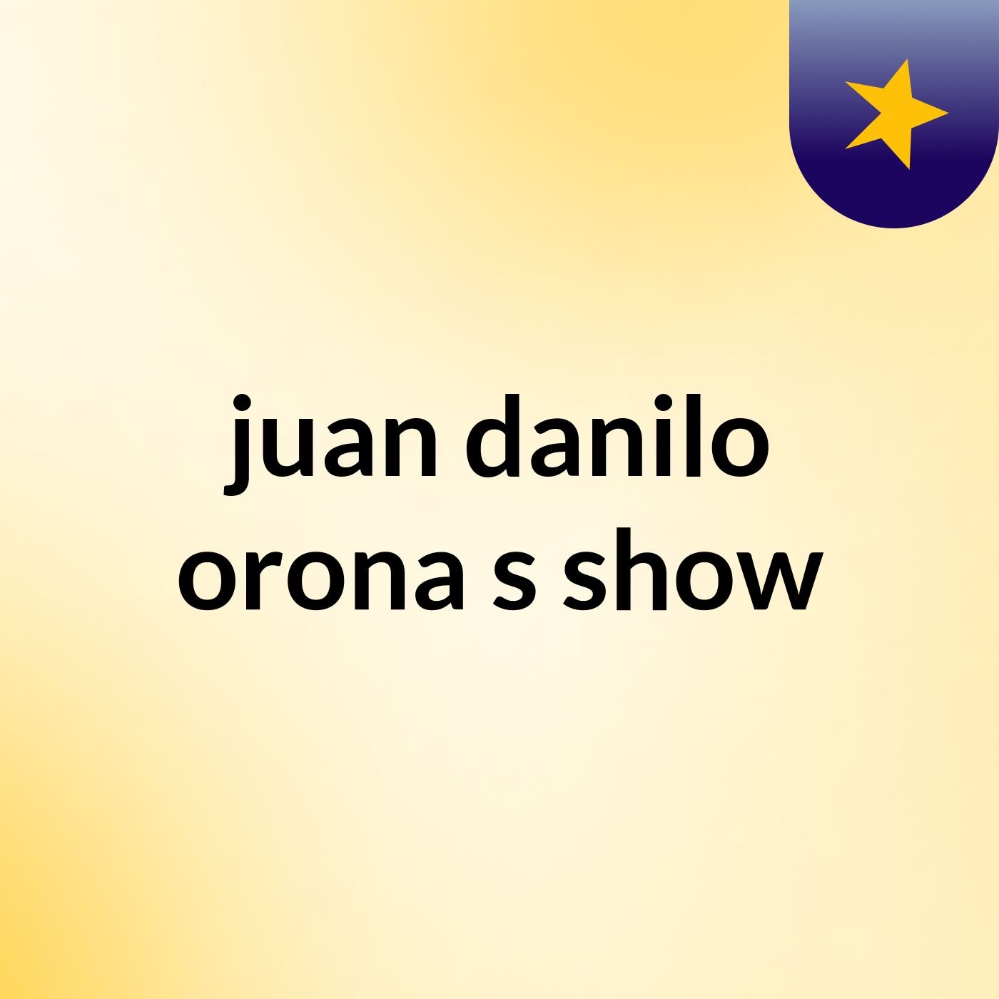 juan danilo orona's show