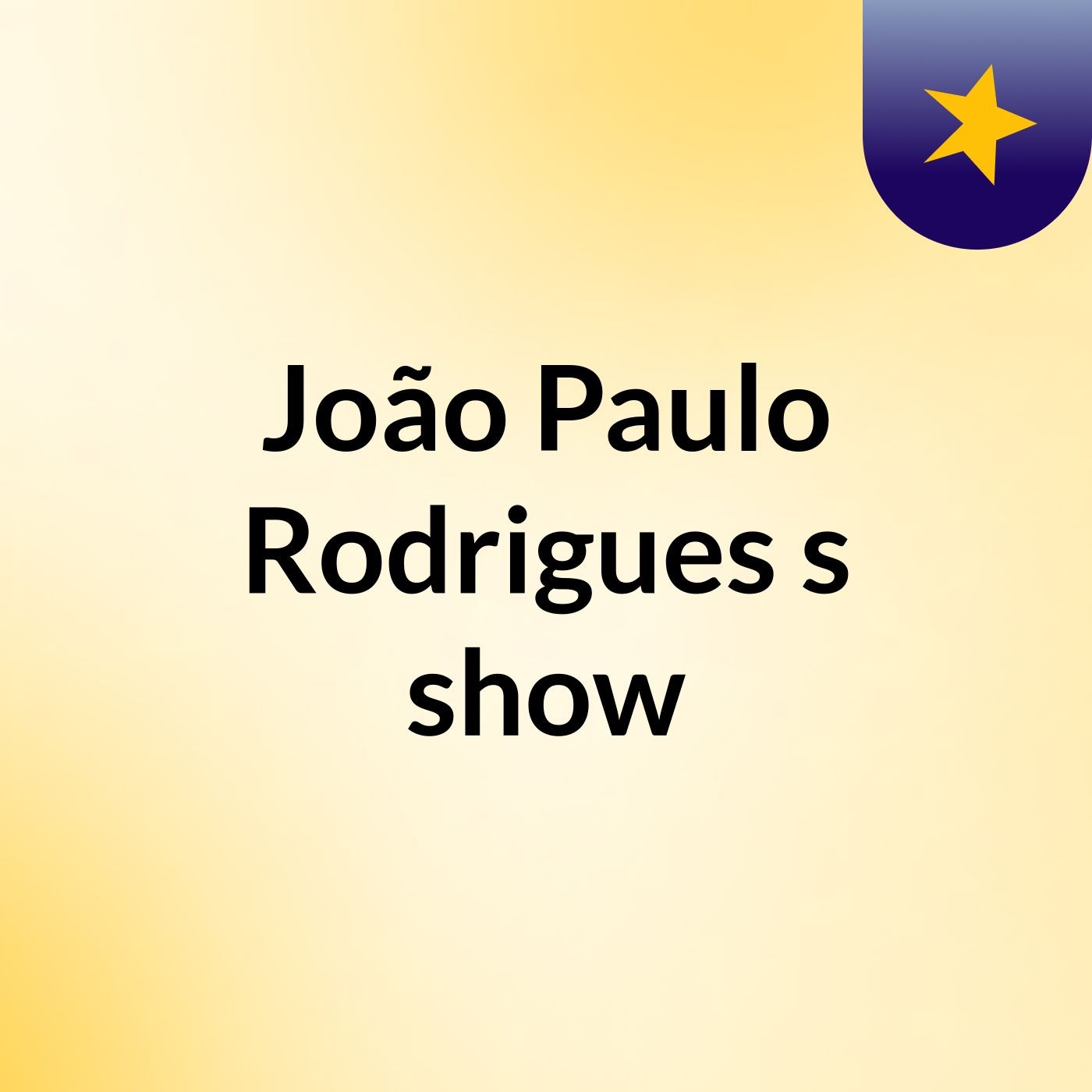 João Paulo Rodrigues's show