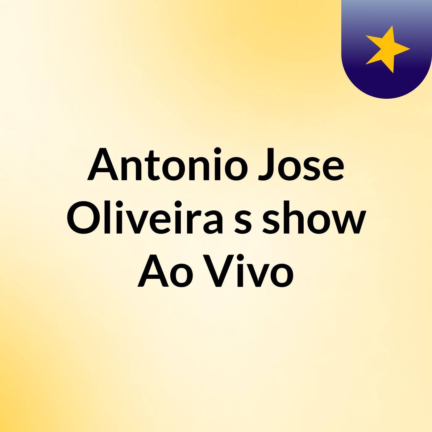 Antonio Jose Oliveira's show Ao Vivo