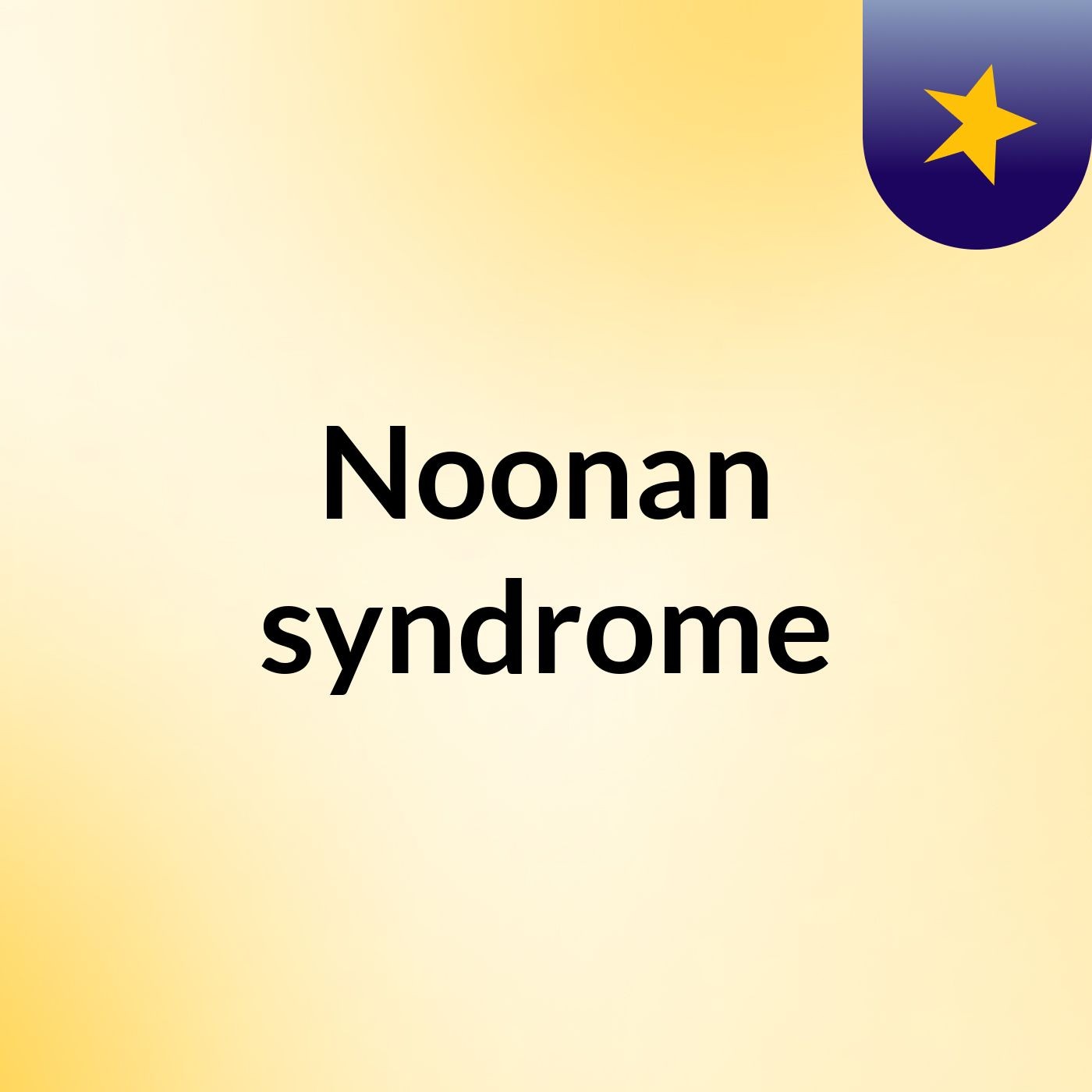 Noonan syndrome podcast artwork