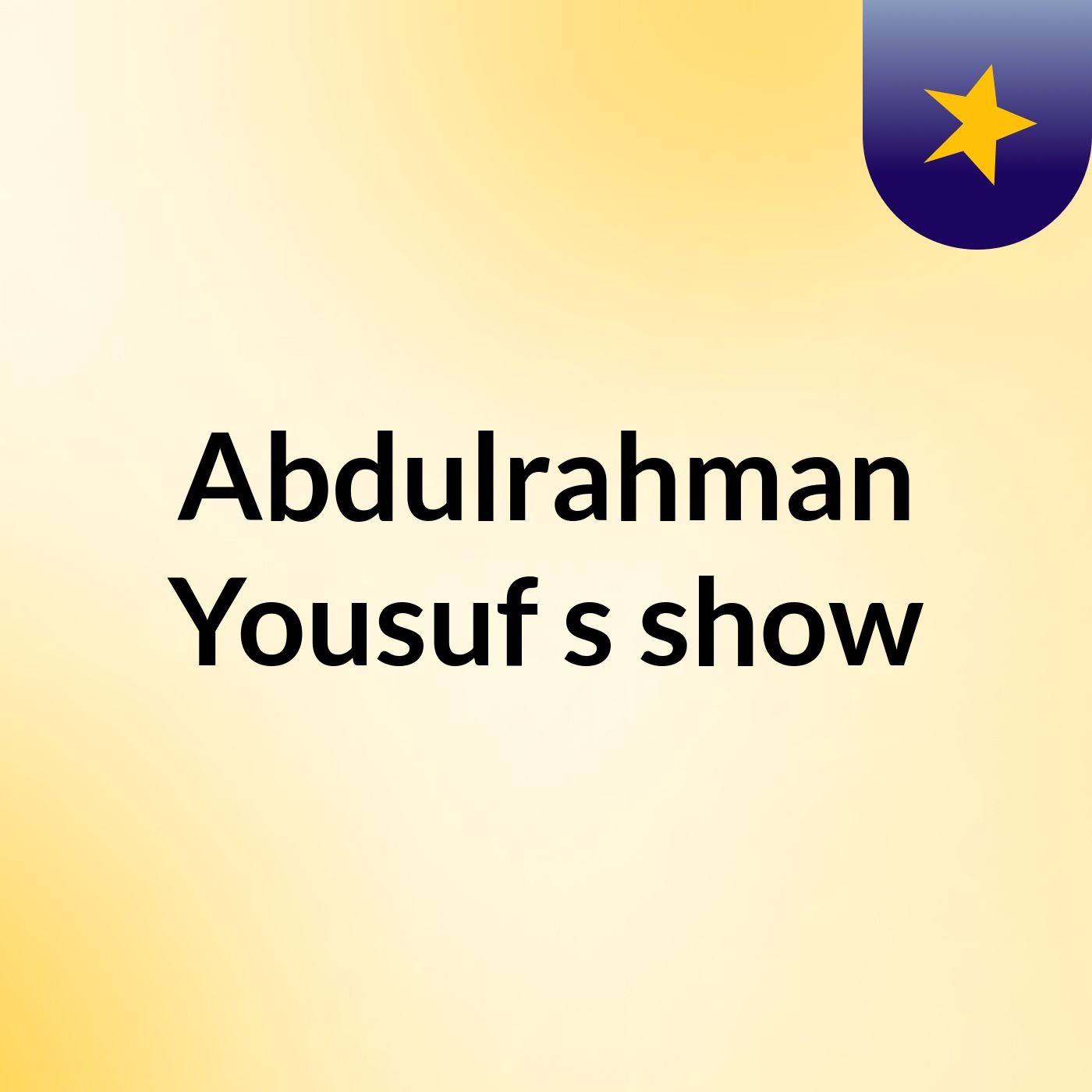 Abdulrahman Yousuf\'s show