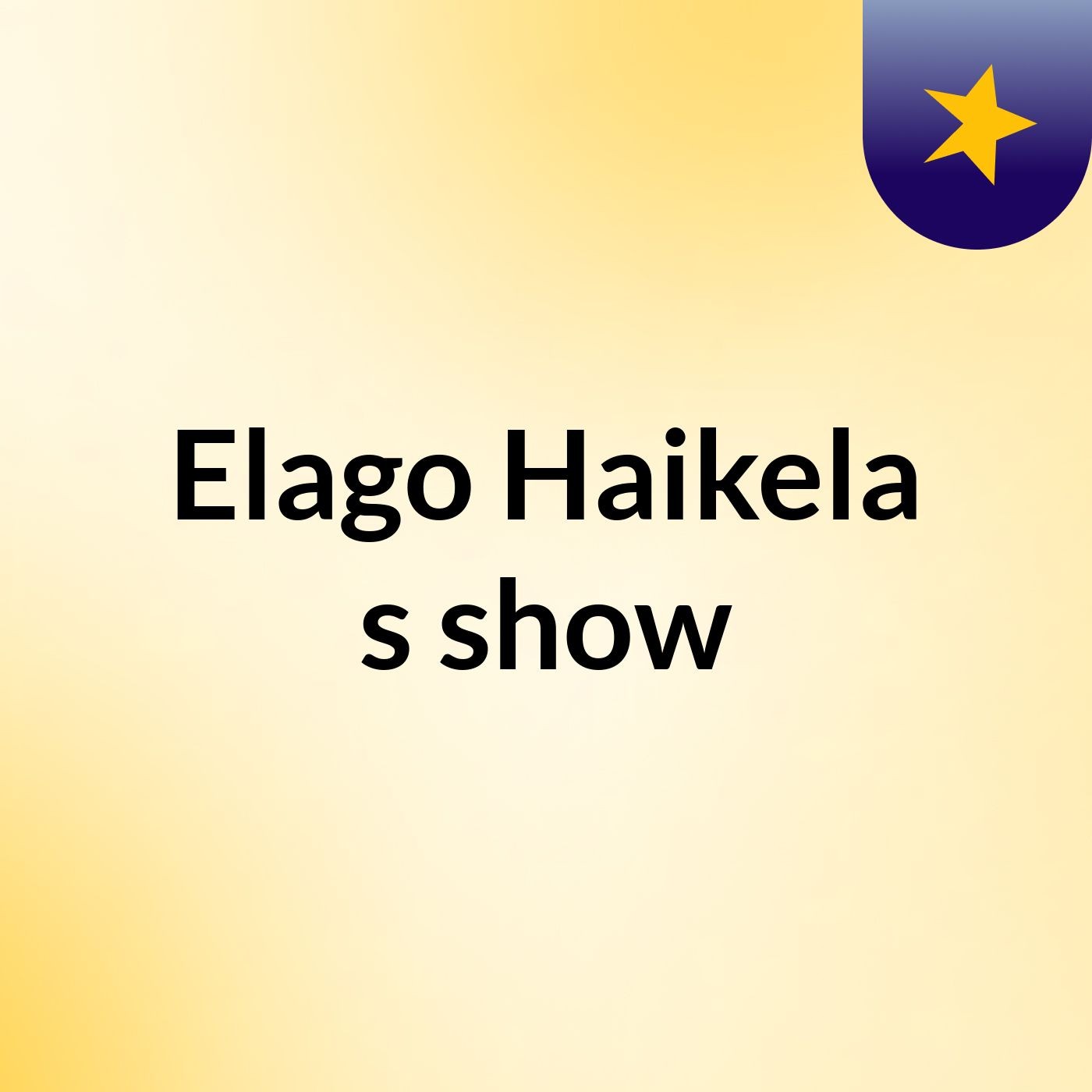 Elago Haikela's show